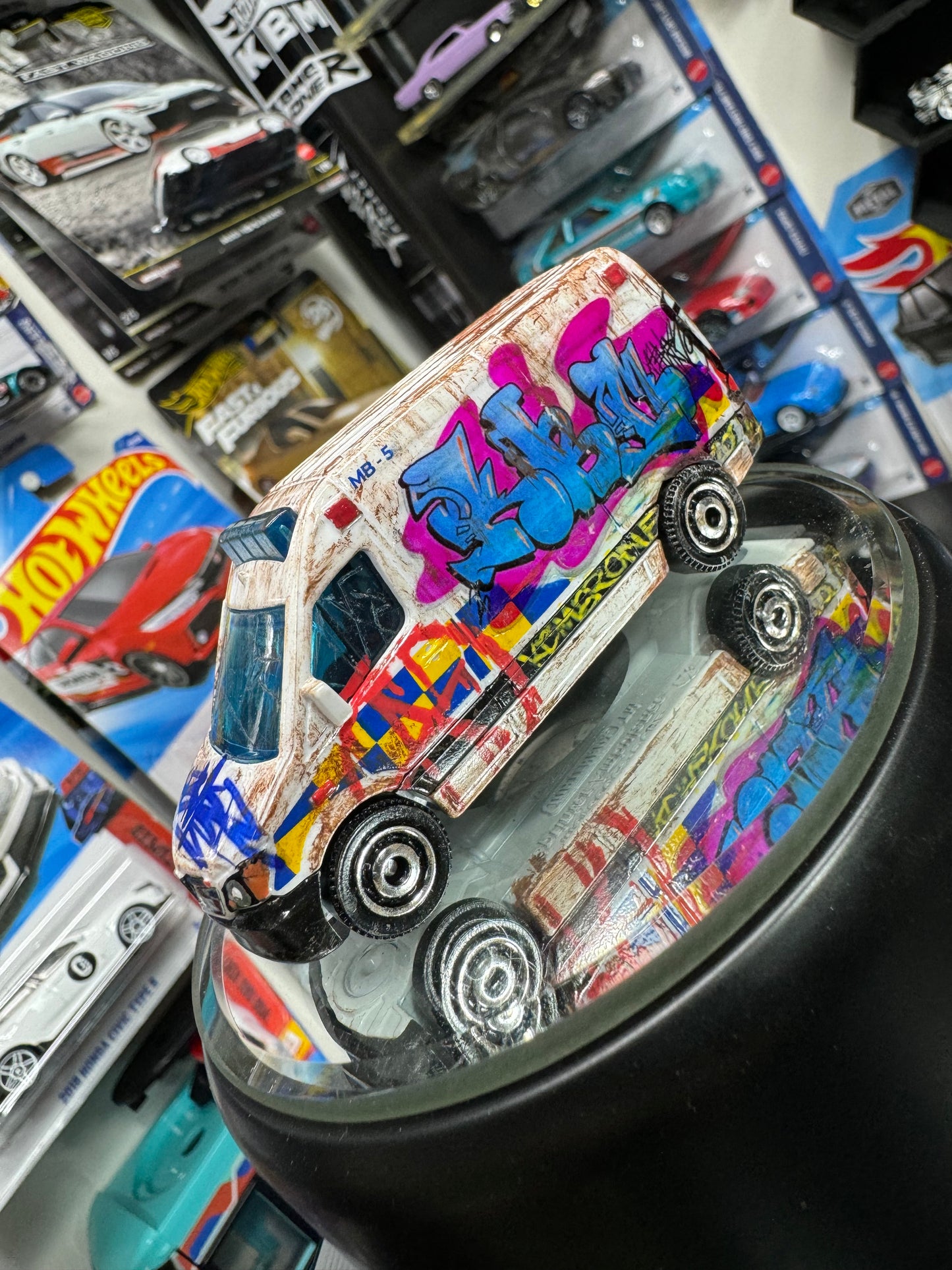 Graffiti Ambulance Matchbox (1 of 1)