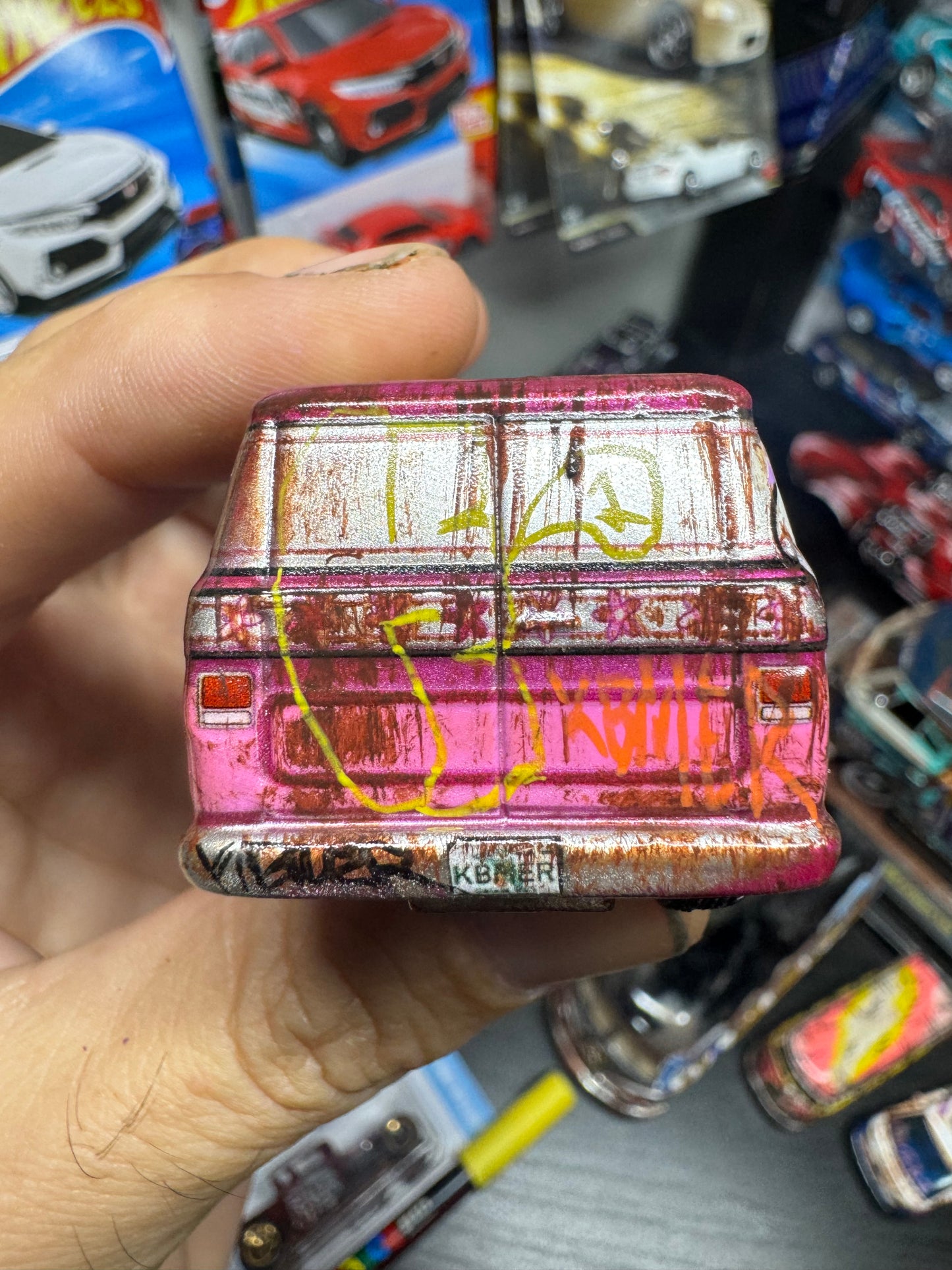 Graffiti Boogie 76 Dodge Tradesman Van Johnny Lighting (1 of 1)