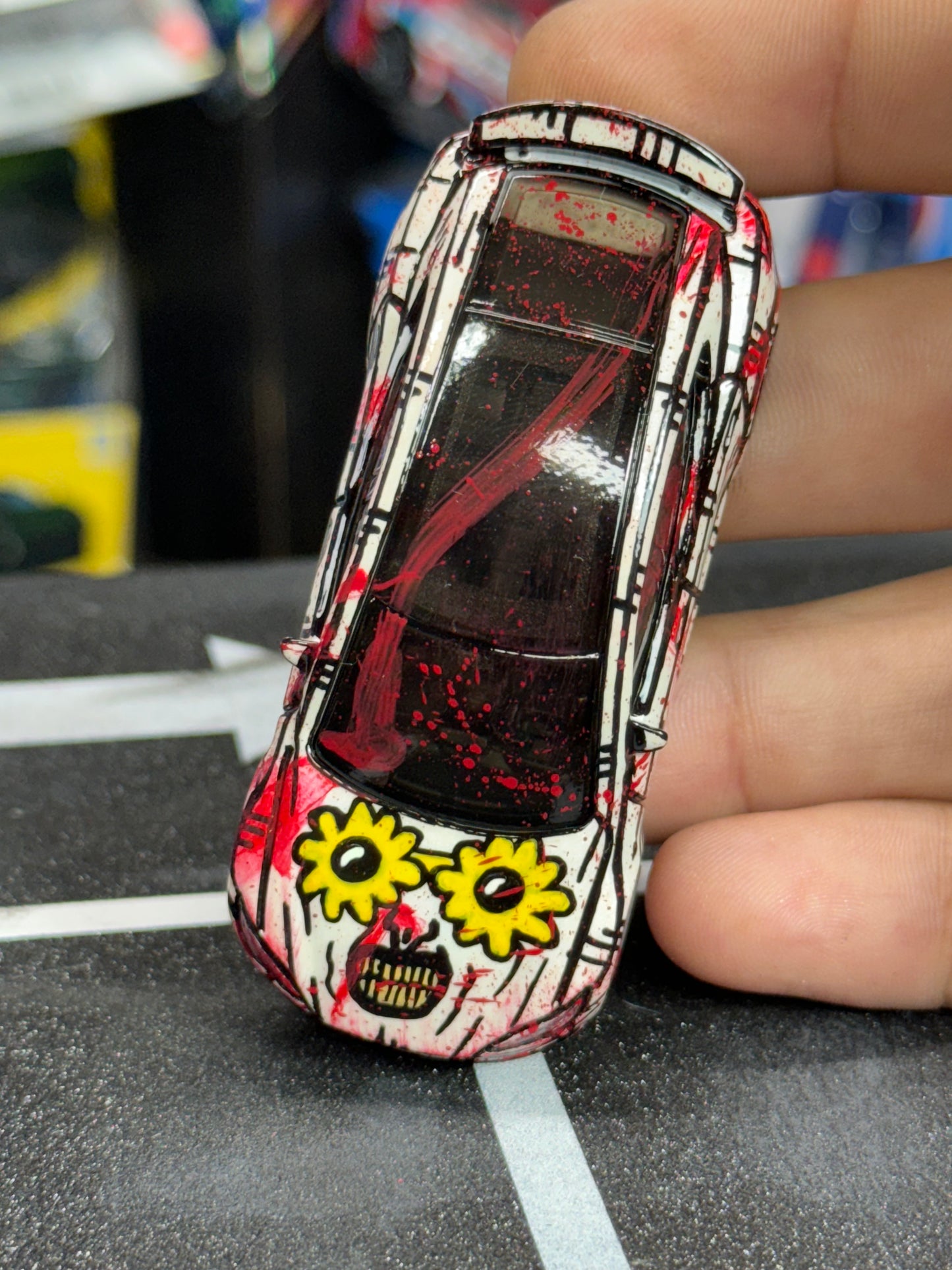 Manga Art The Clown Tesla Model S Hot Wheels (1 of 1)