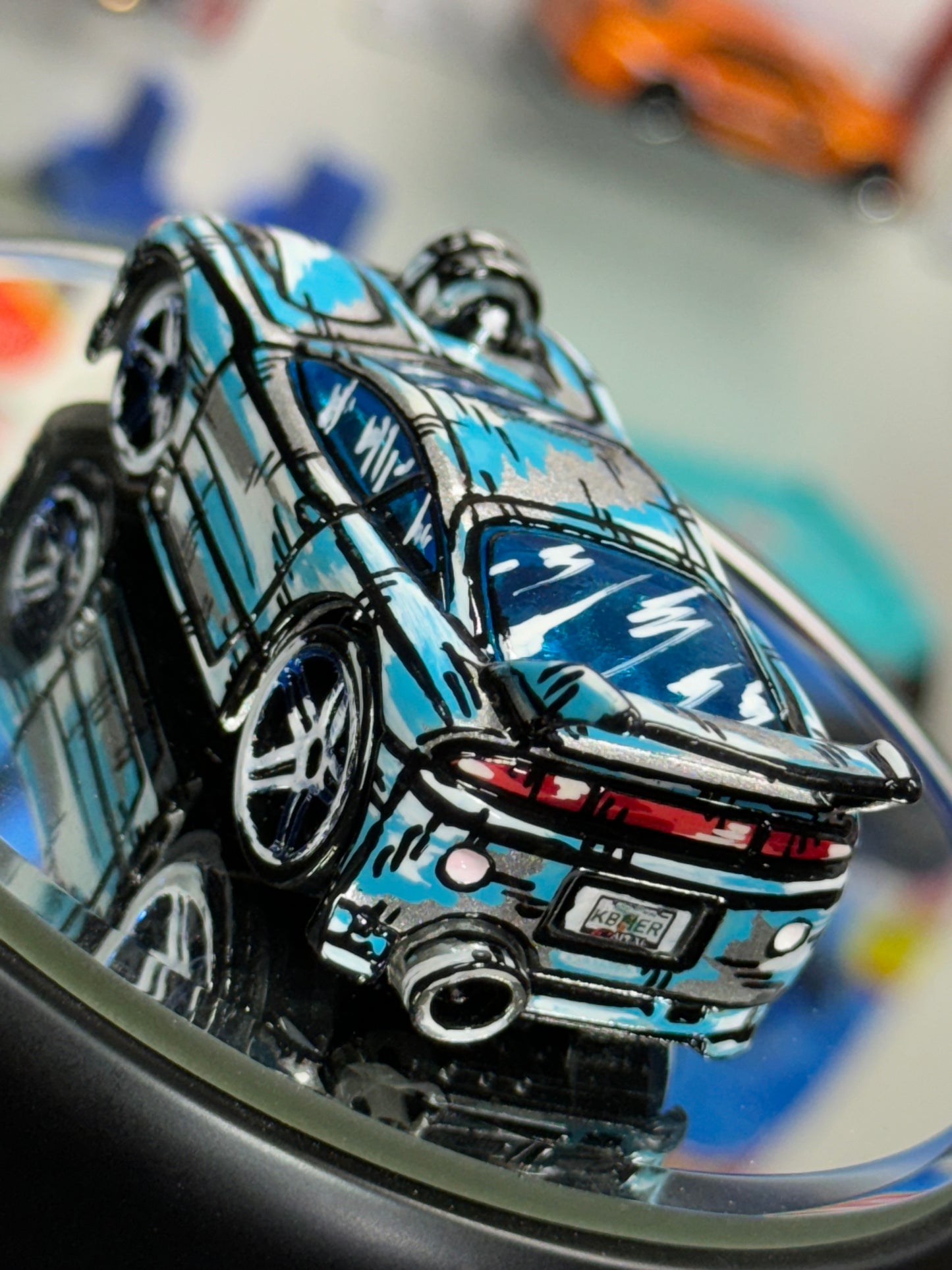 Manga Cartoon Mitsubishi Eclipse Hot Wheels (1 of 1)
