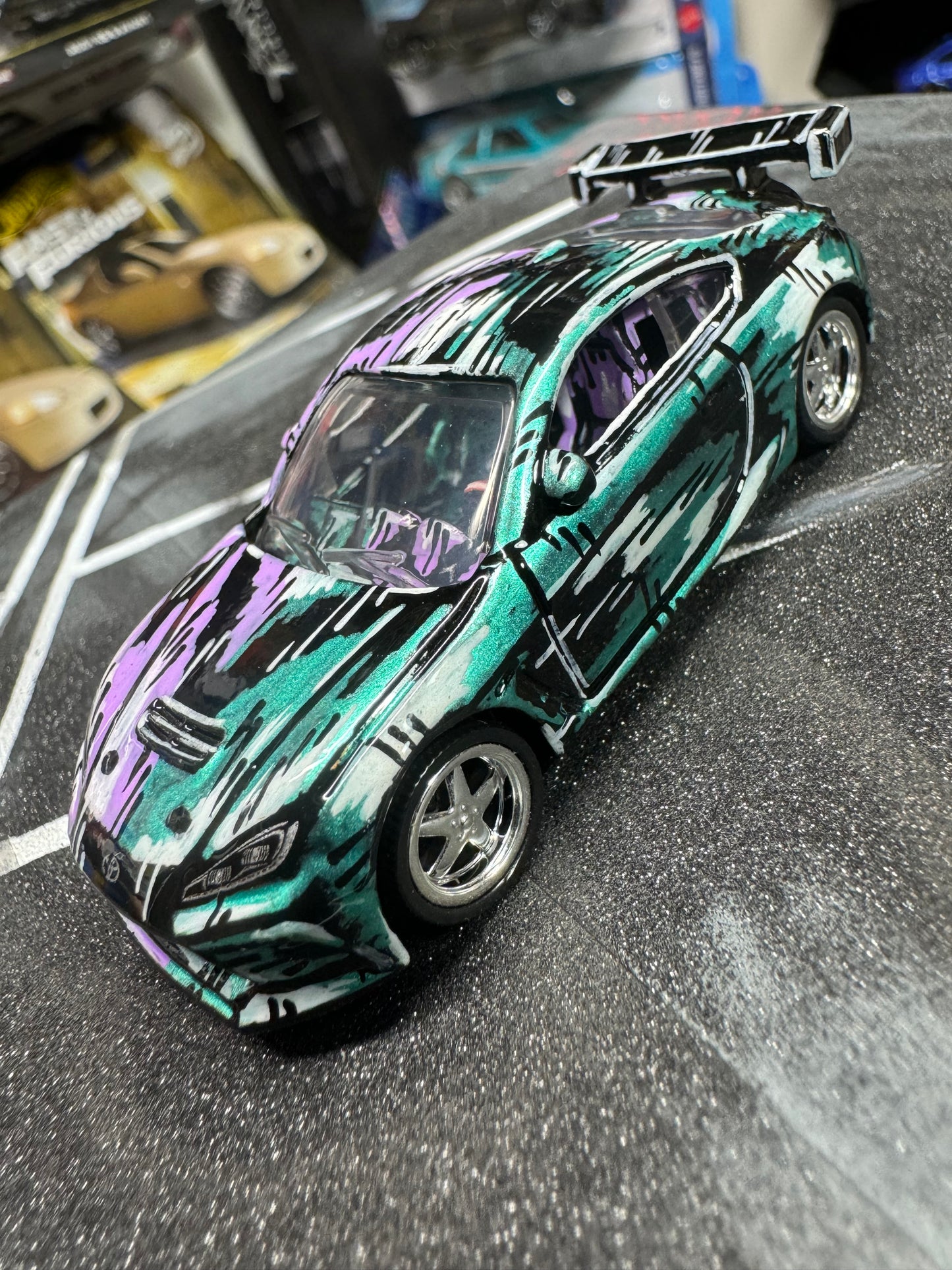 Custom Manga Toyota GR86 Hot Wheels (1 of 1)