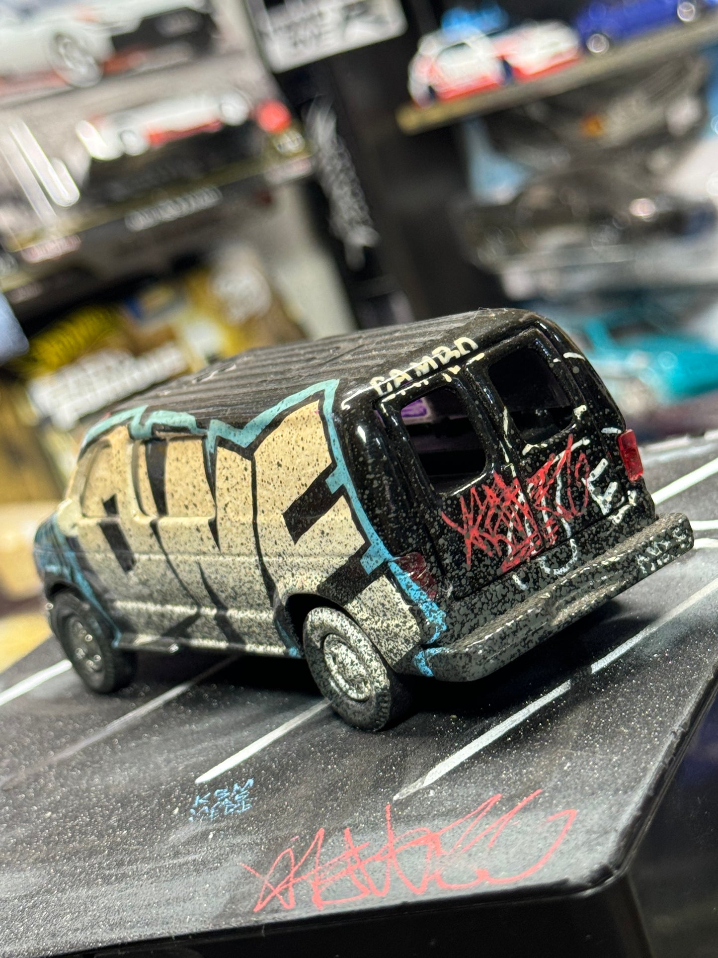 Graffiti Ford Van
