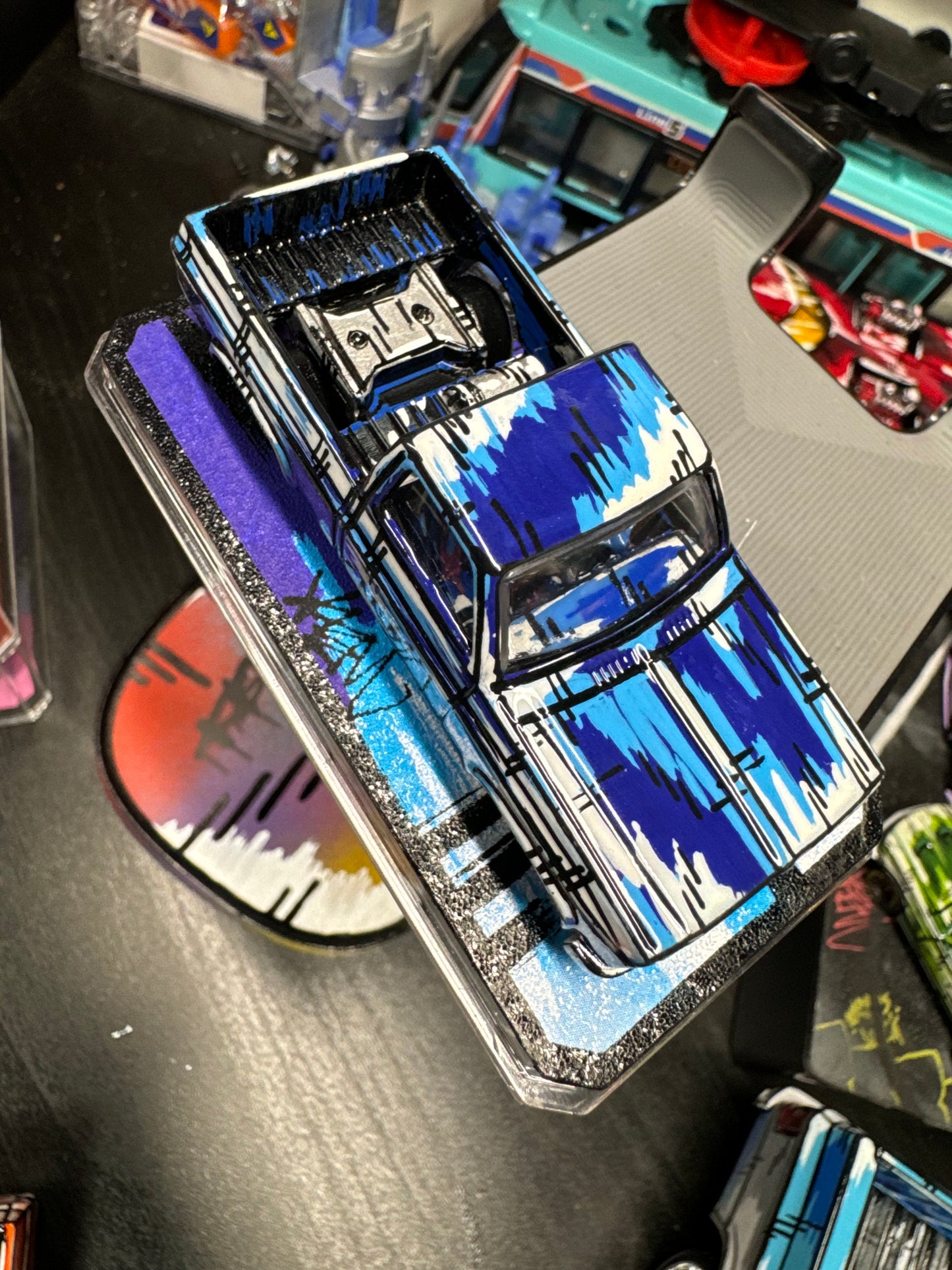 Custom Manga C10 Chevy Truck Hot Wheels (1 of 1)