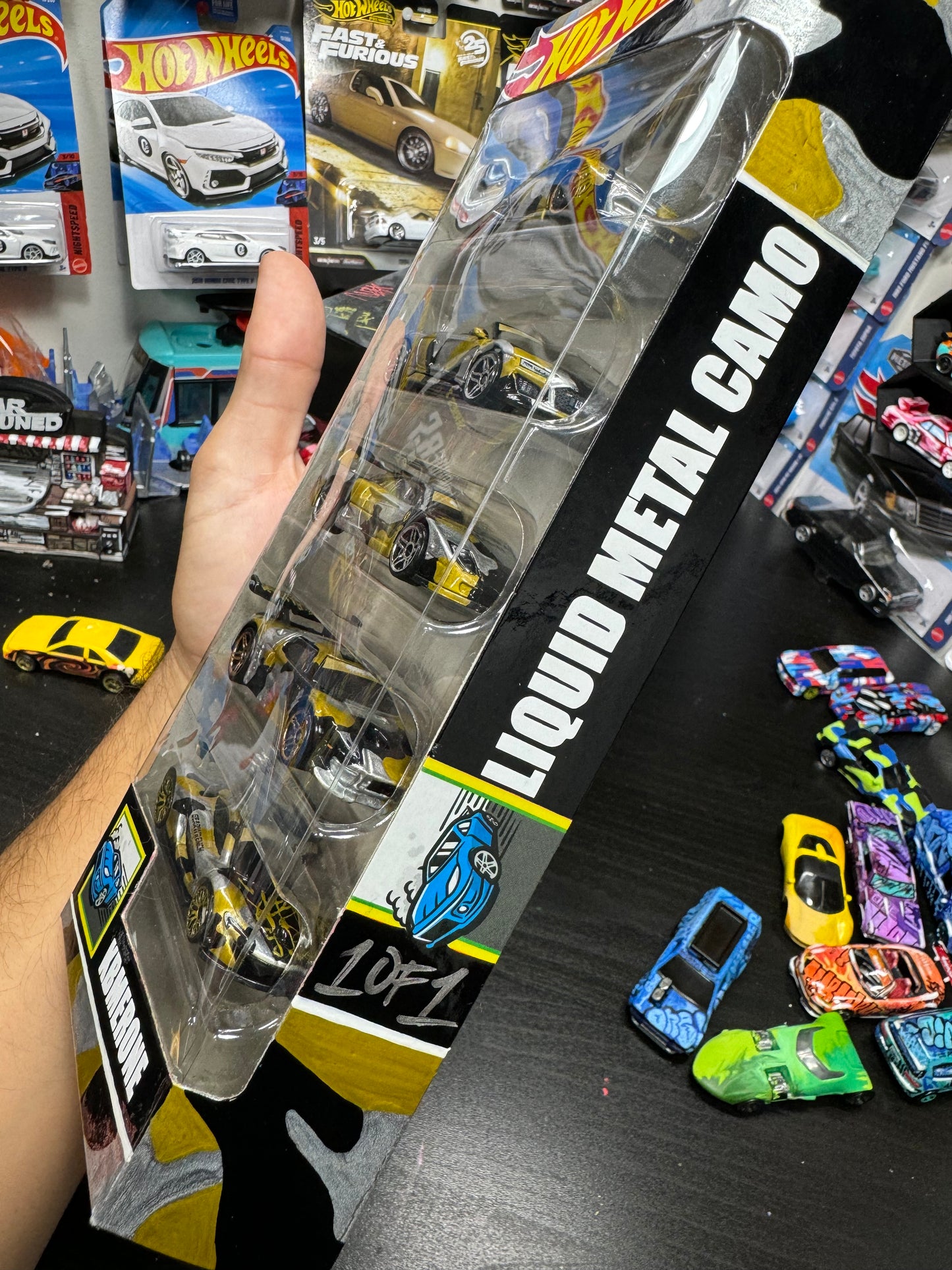 Liquid Metal Camo Hot Wheels 5 Pack (1 of 1)