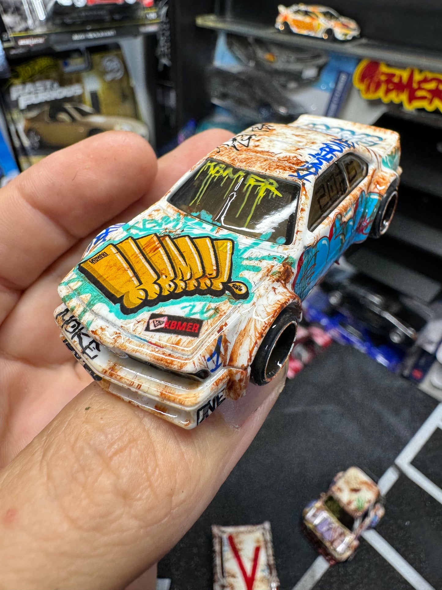 Graffiti BMW 635 Hot Wheels (1 of 1)