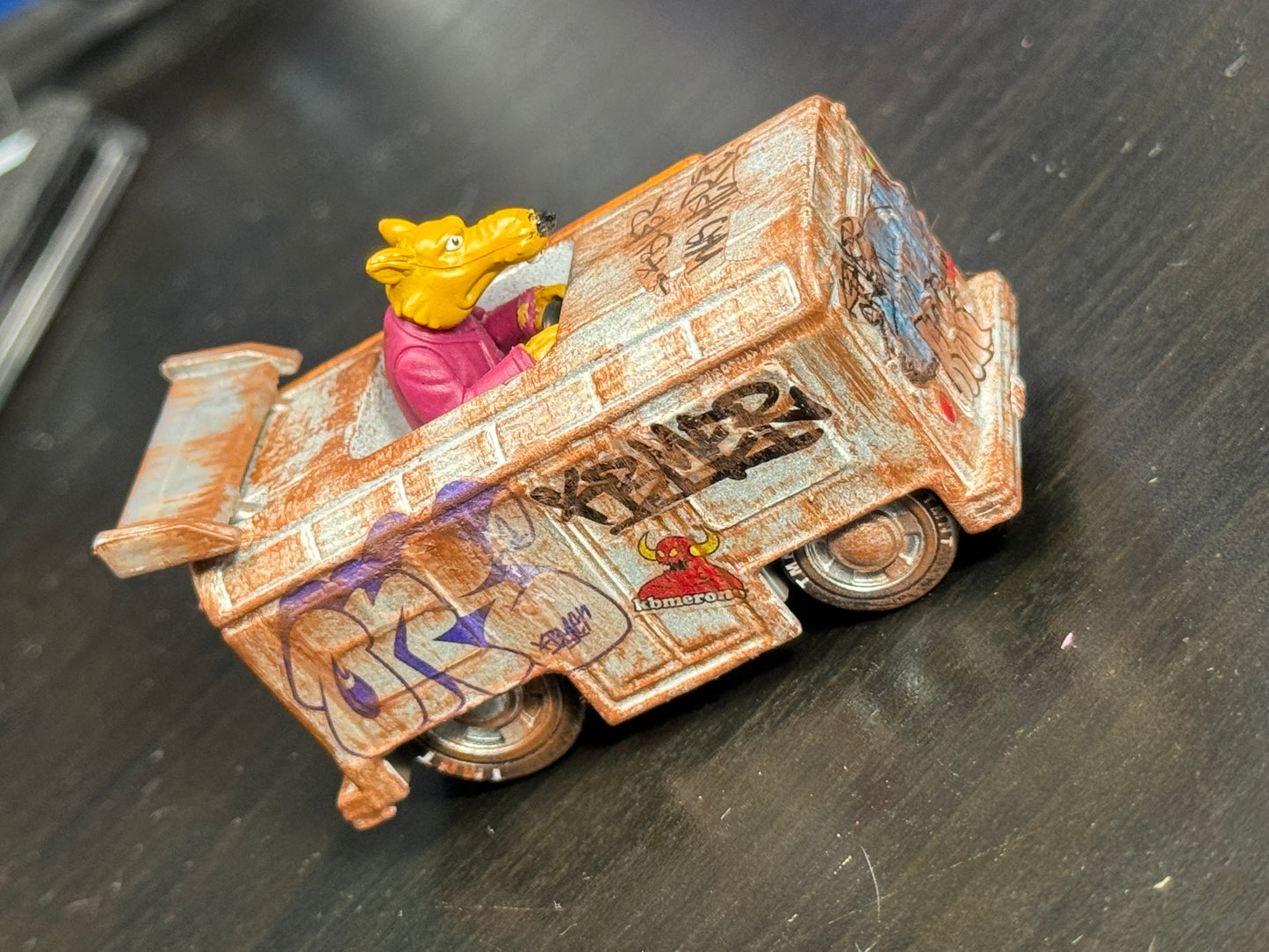 Graffiti TMNT Master Splinter Subway Train Car (1 of 1)