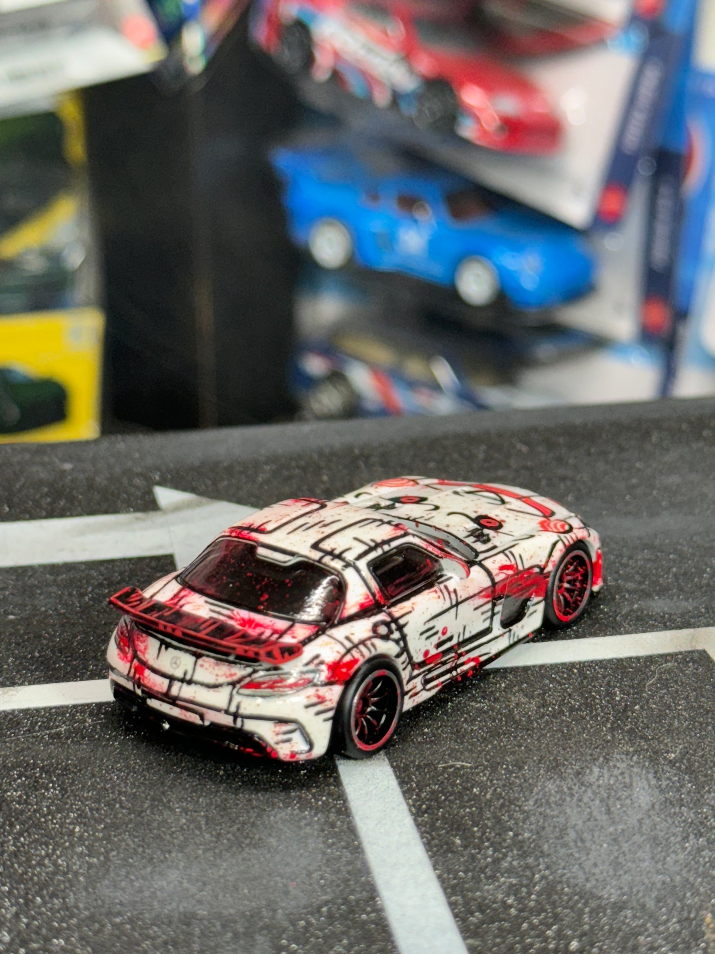 Manga Jigsaw Mercedes-Benz SLS AMG Hot Wheels (1 of 1)