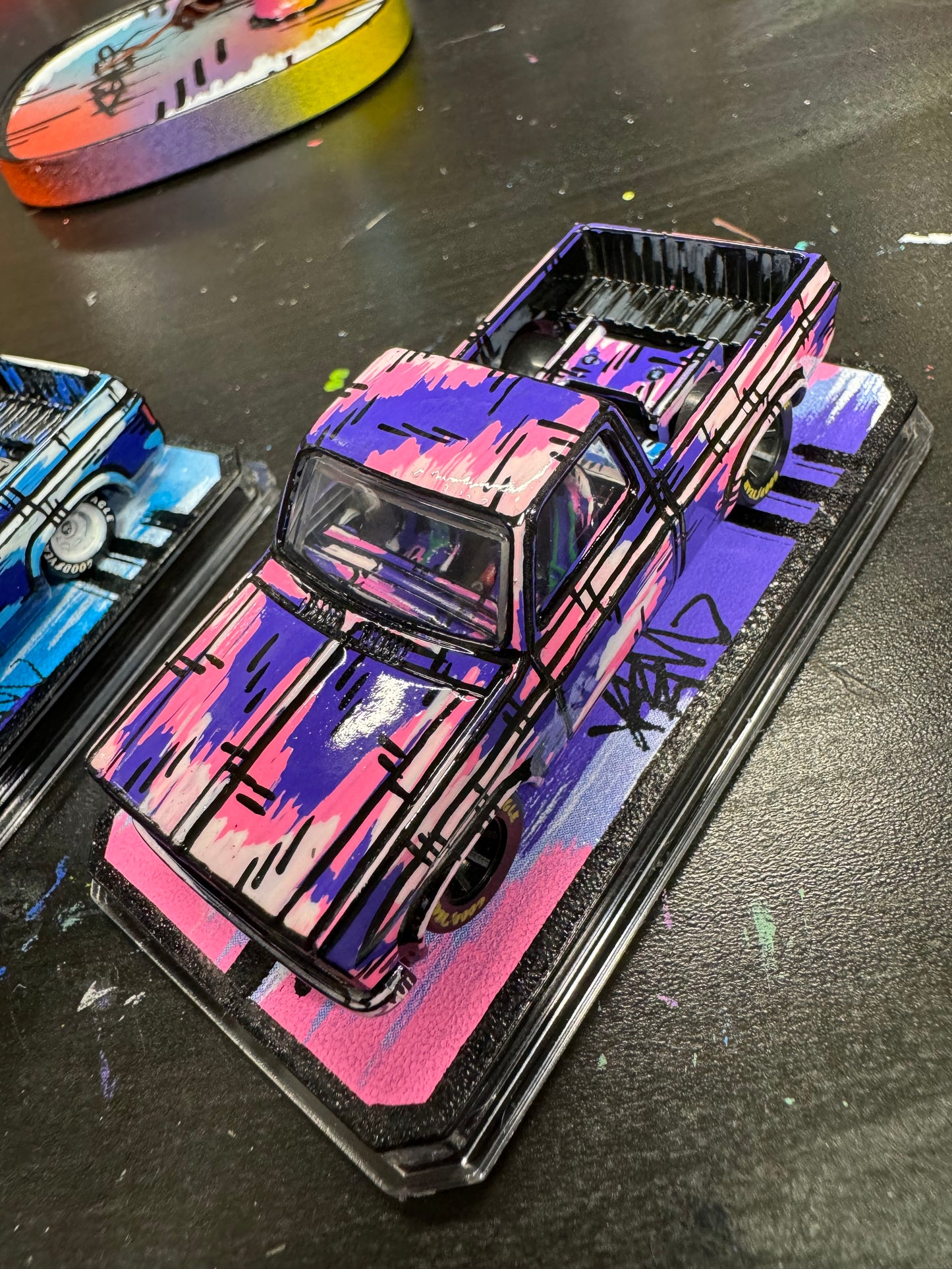 Custom Manga C10 Chevy Truck Hot Wheels (1 of 1)