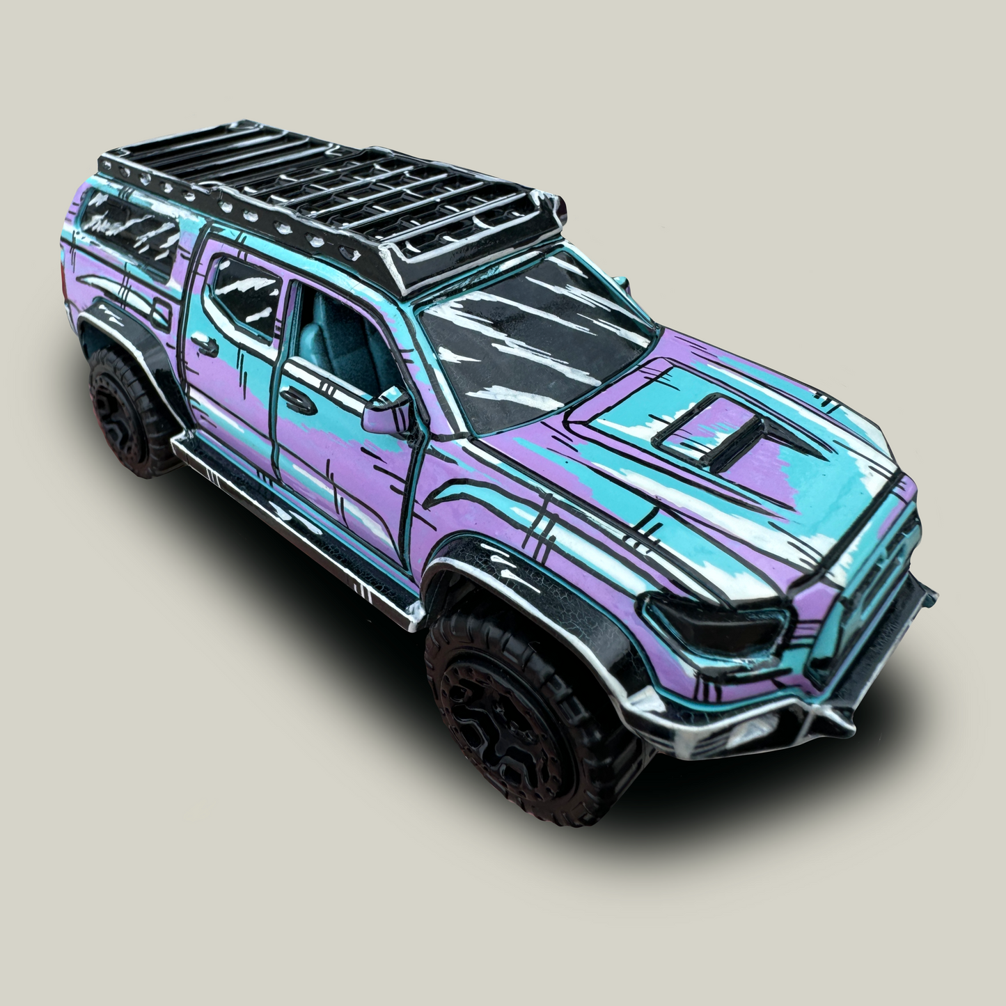 Manga Toyota Tacoma Hot Wheels Pull Back Speeders (1 of 1)