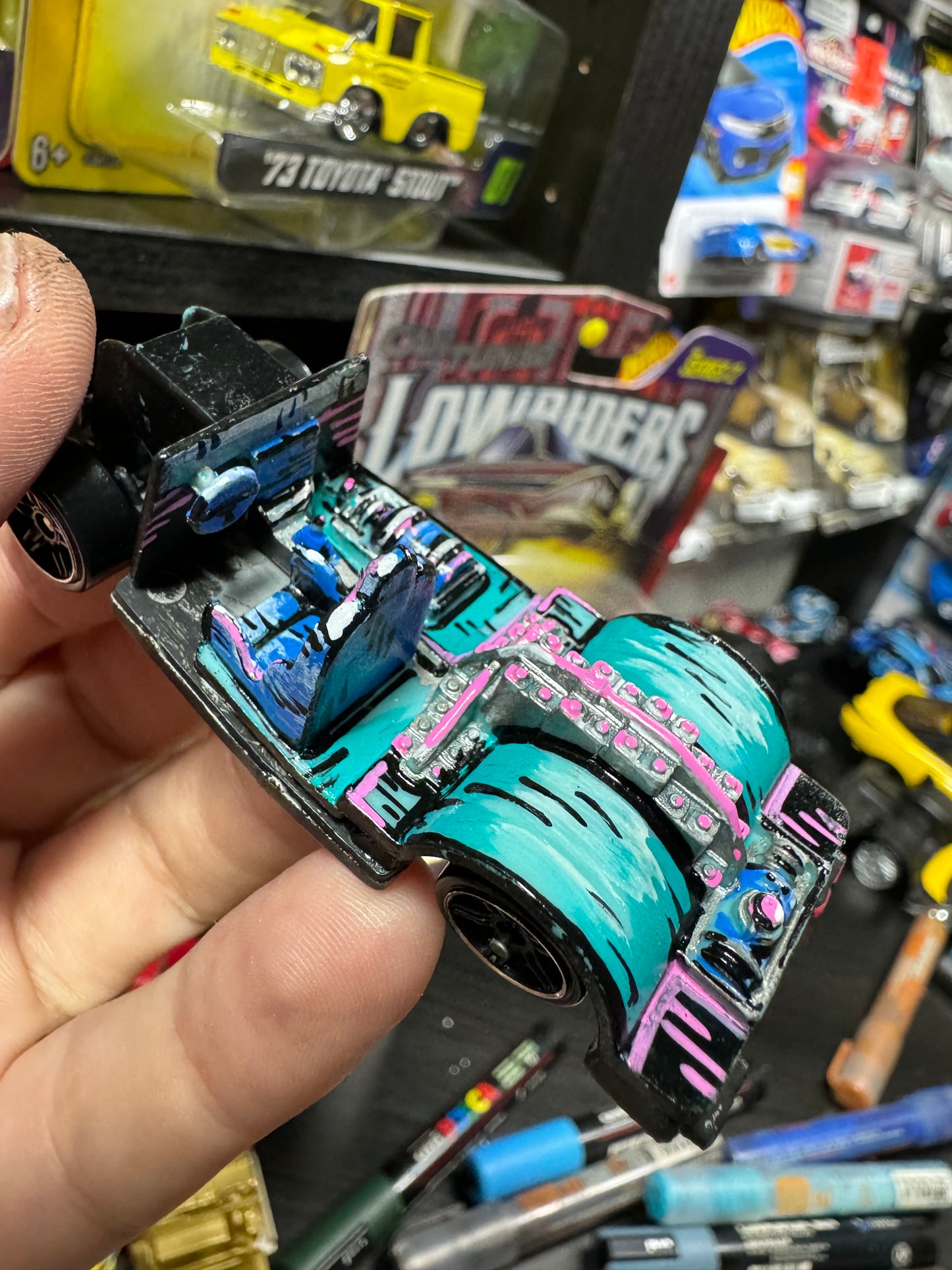 Custom Manga Milk Truck Hot Wheels (1 of 1)