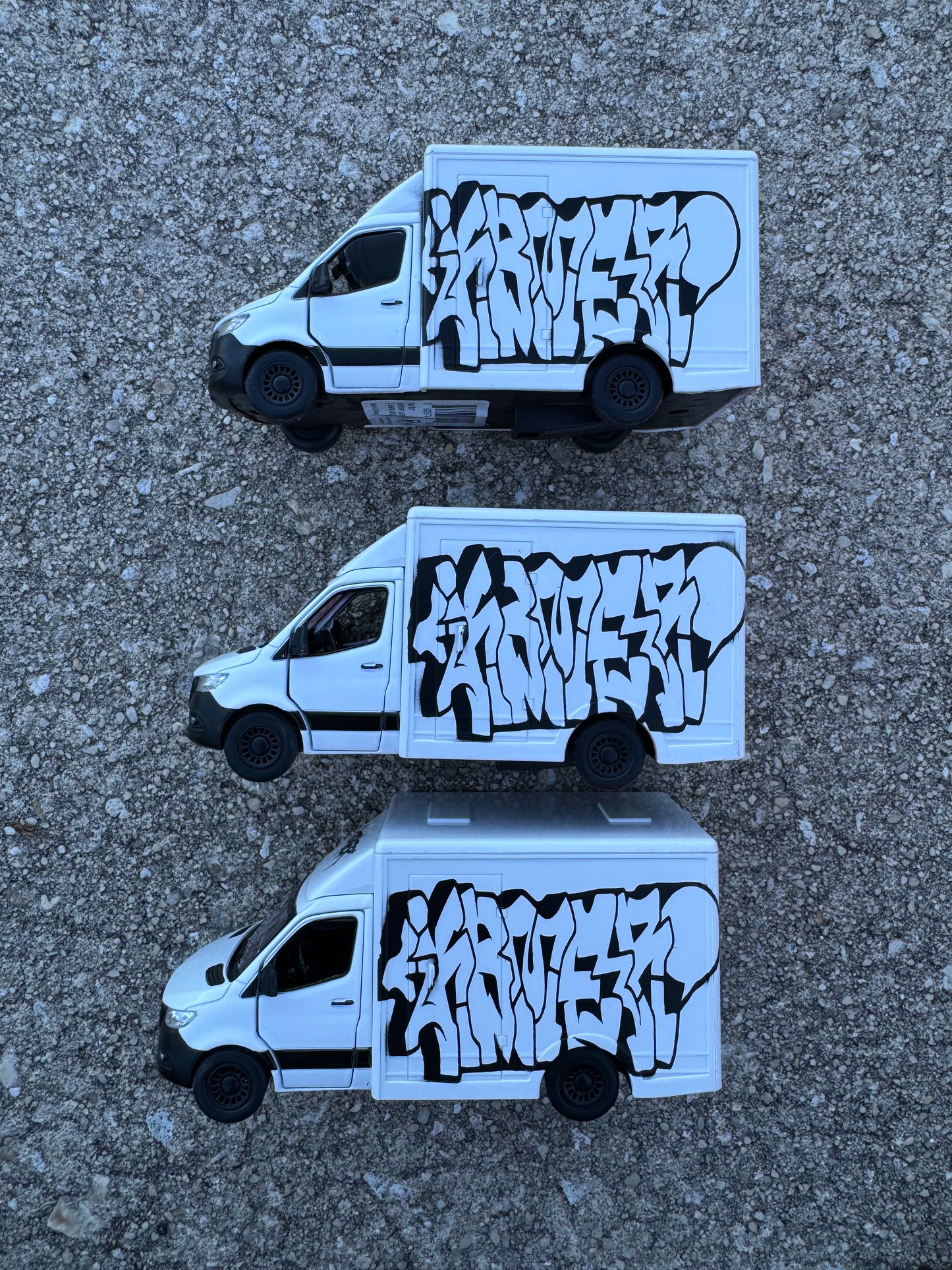 (1 of 3) Kbmerone Graffiti Box Truck