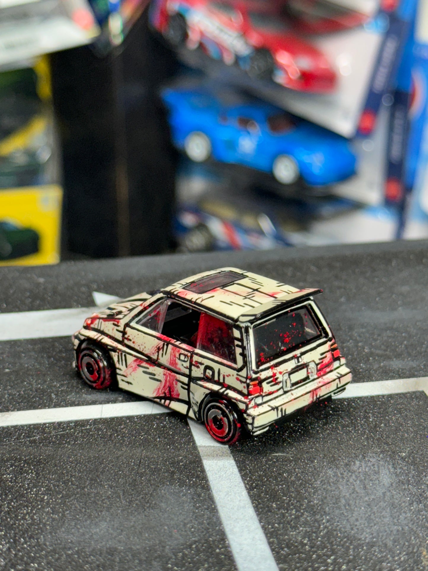 Manga Ghostface Scream Honda City Turbo Hot Wheels (1 of 1)