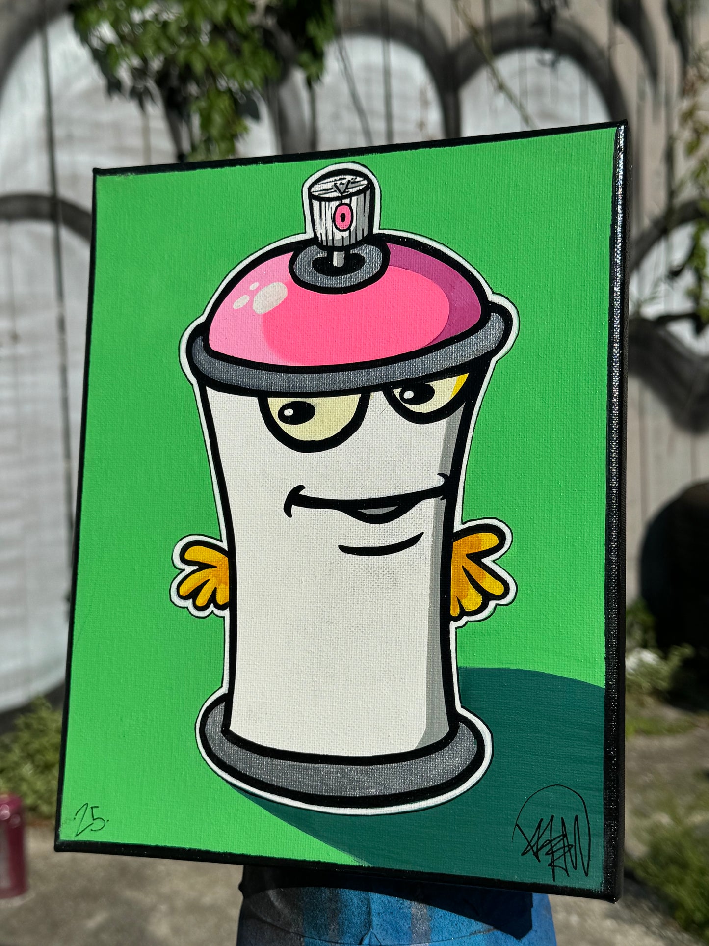 Master Shake Cantoon Canvas 8x10”