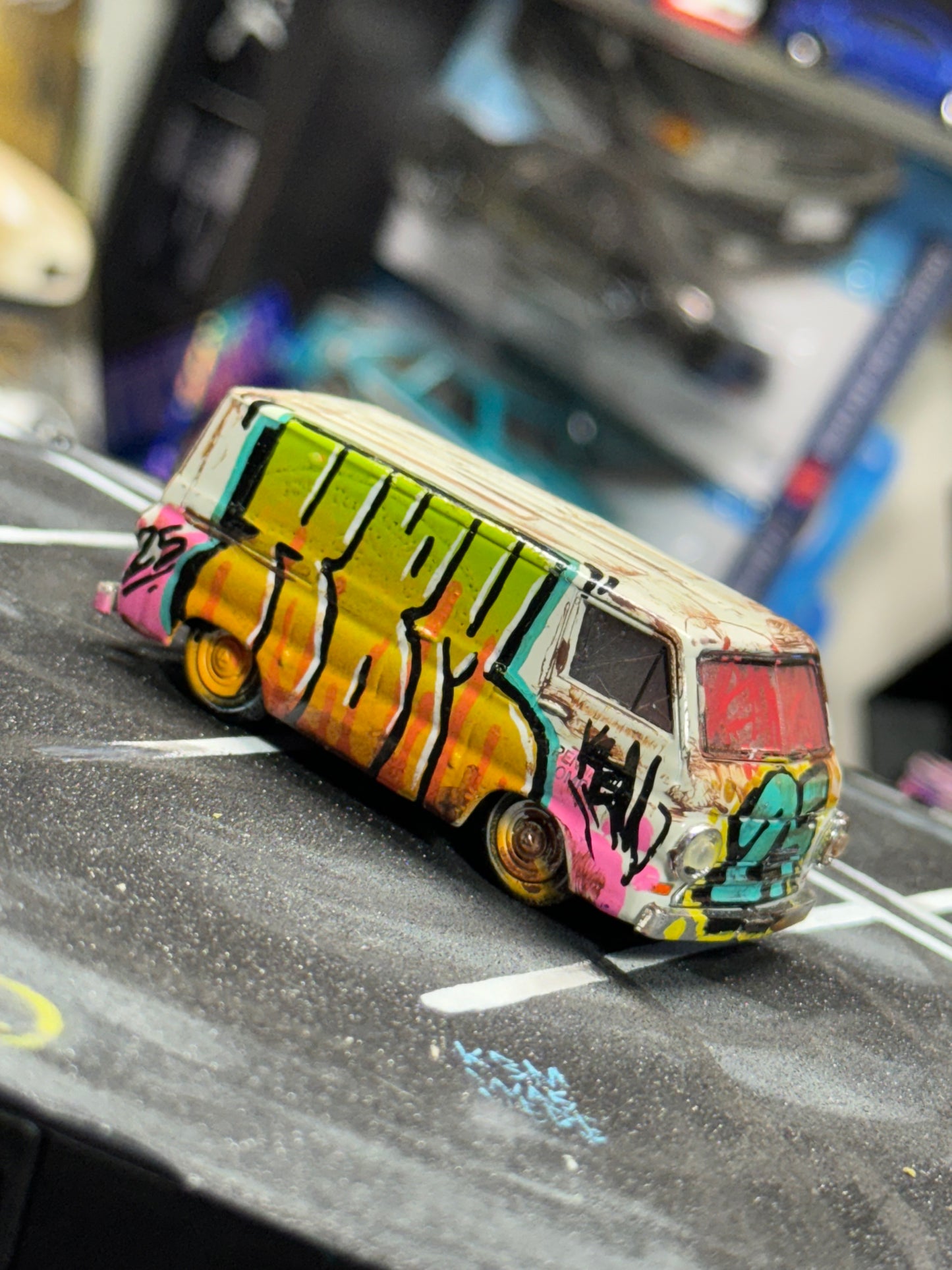 Graffiti Dodge Panel Van