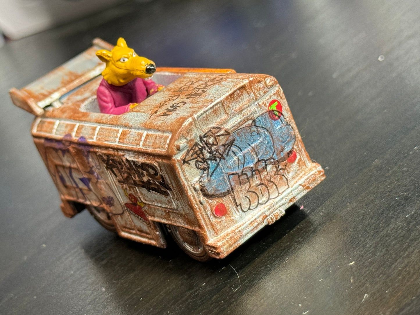 Graffiti TMNT Master Splinter Subway Train Car (1 of 1)