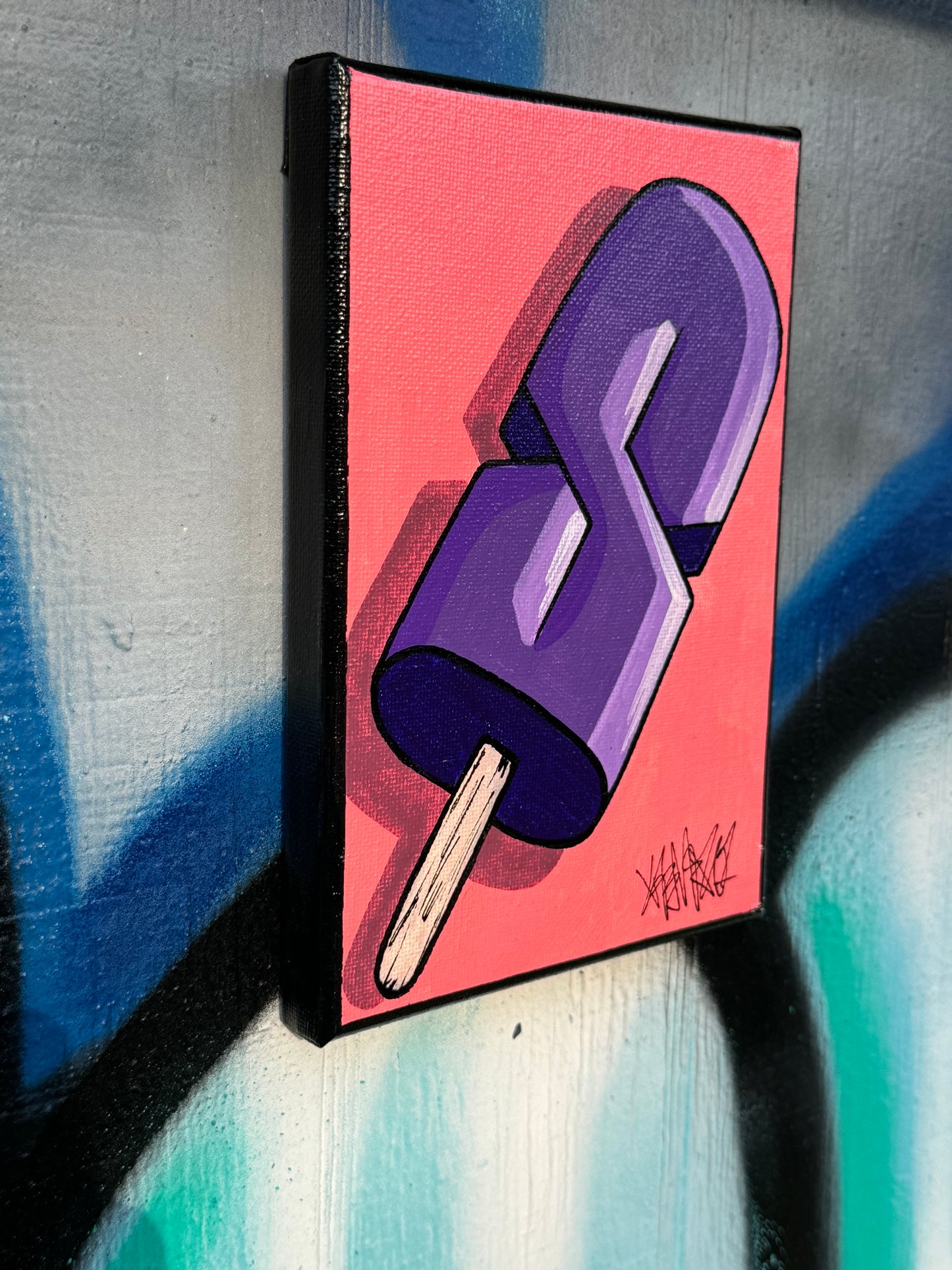90s S Popsicle Canvas