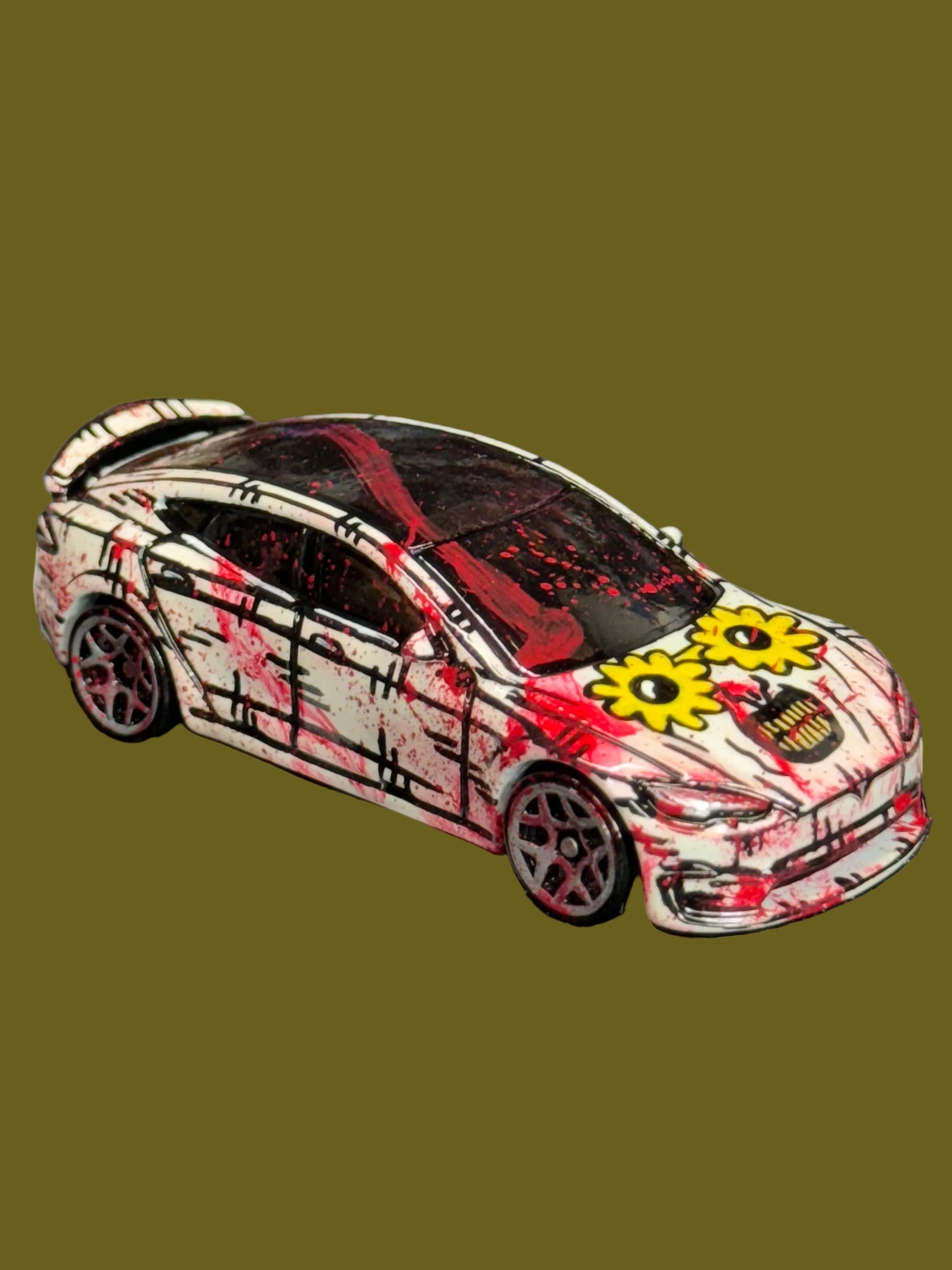 Manga Art The Clown Tesla Model S Hot Wheels (1 of 1)
