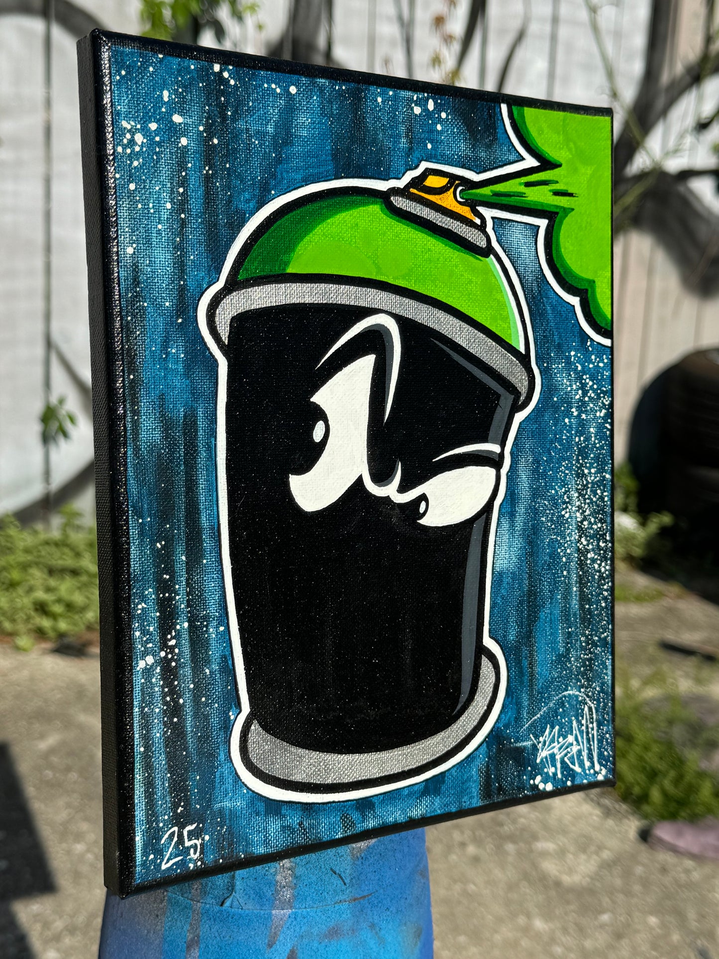Marvin The Martian Cantoon Canvas 8x10”