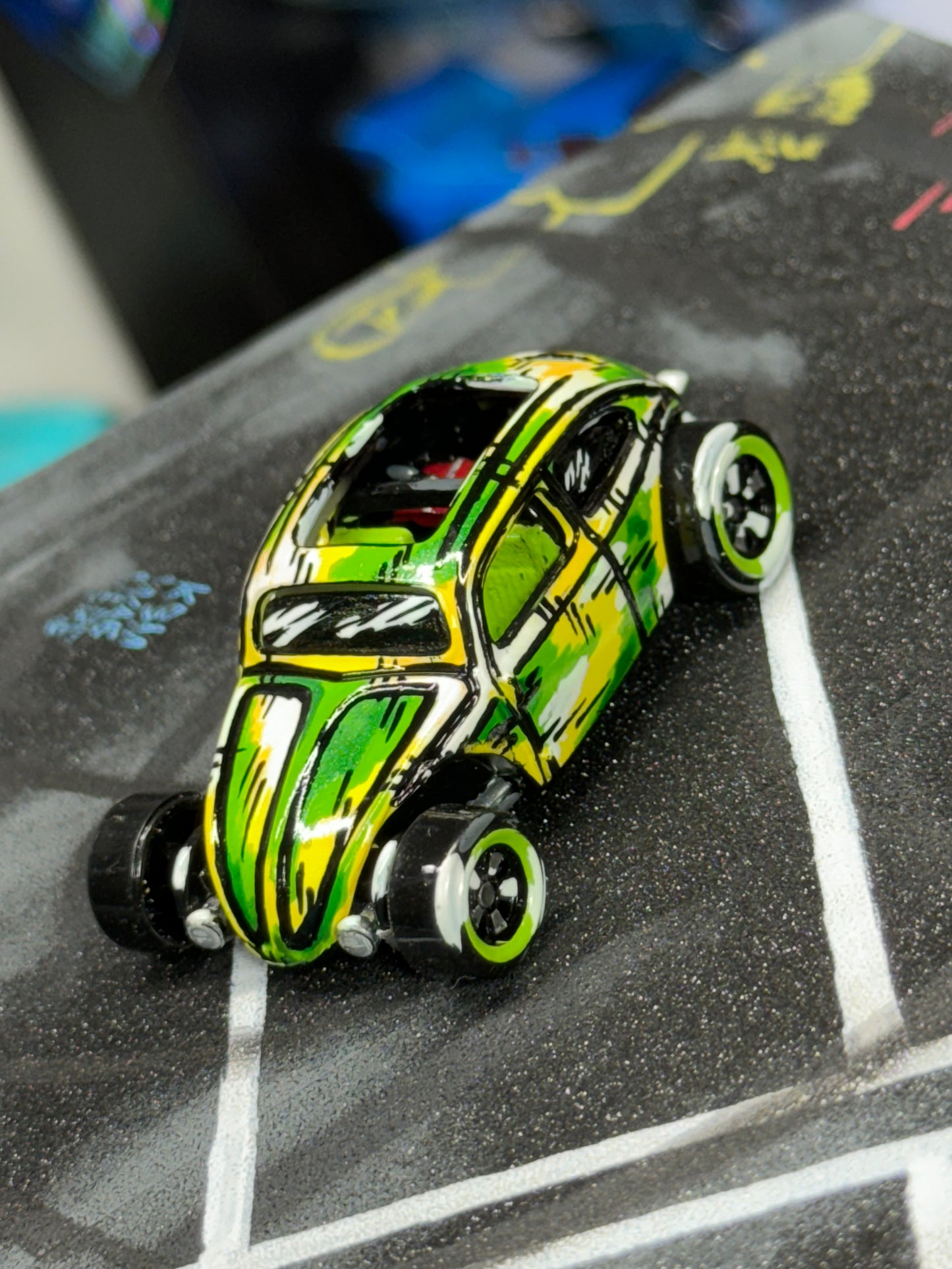 Manga Volkswagen Bug Silver Series Hot Wheels (1 of 1)
