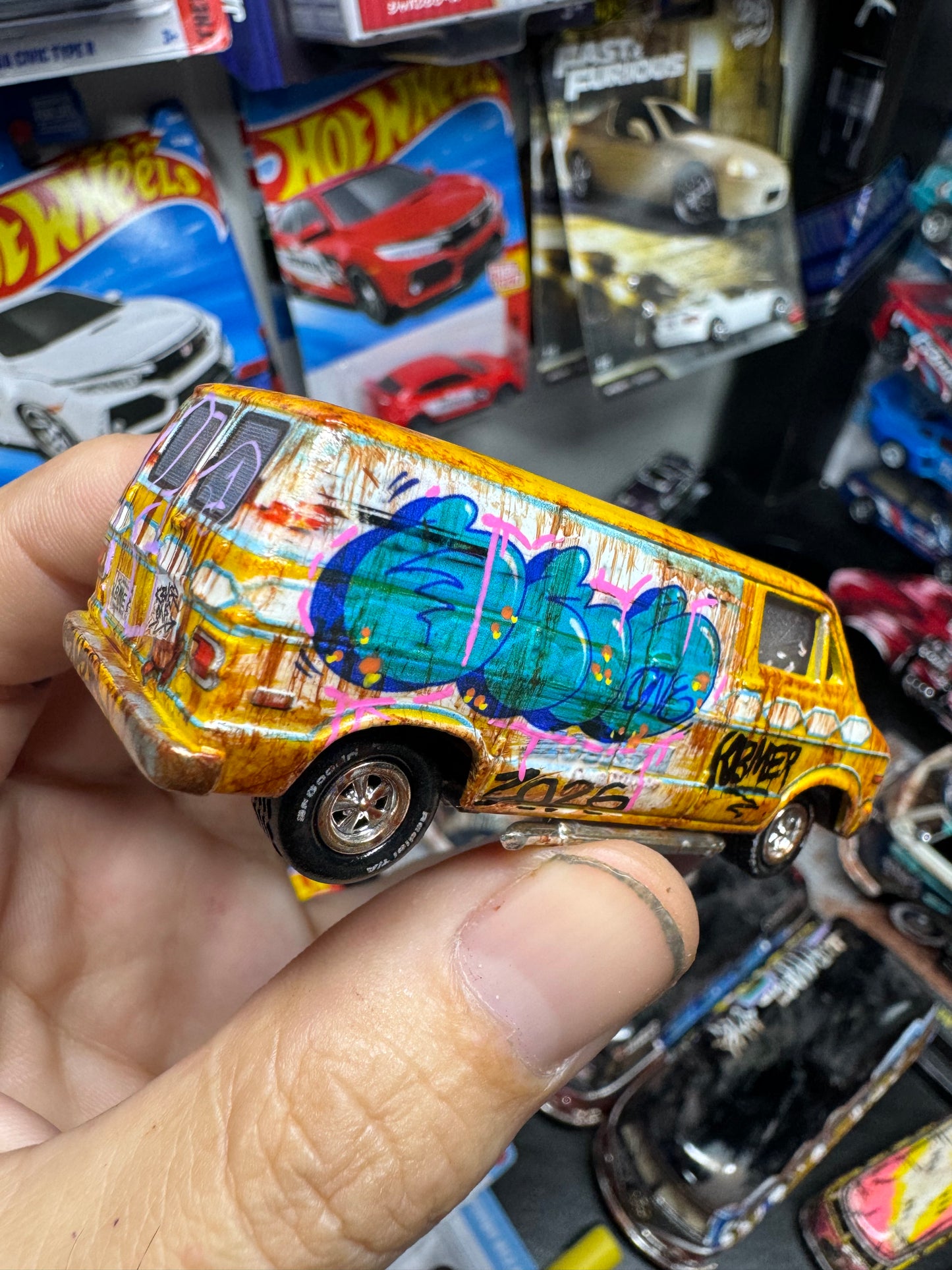 Graffiti Boogie 75 Chevy G20 Van Johnny Lighting (1 of 1)