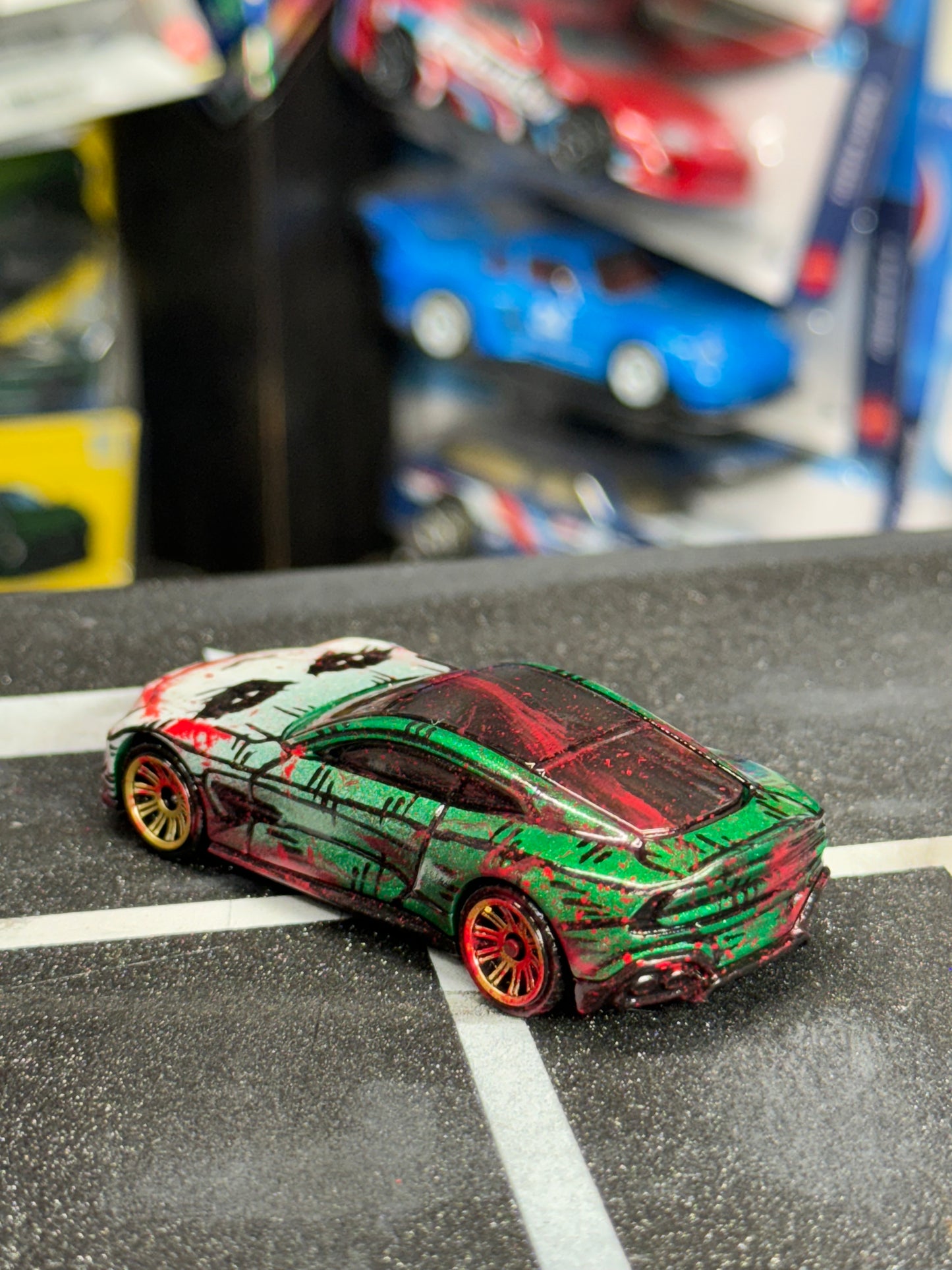 Manga Joker Aston Martin Vanquish Matchbox (1 of 1)