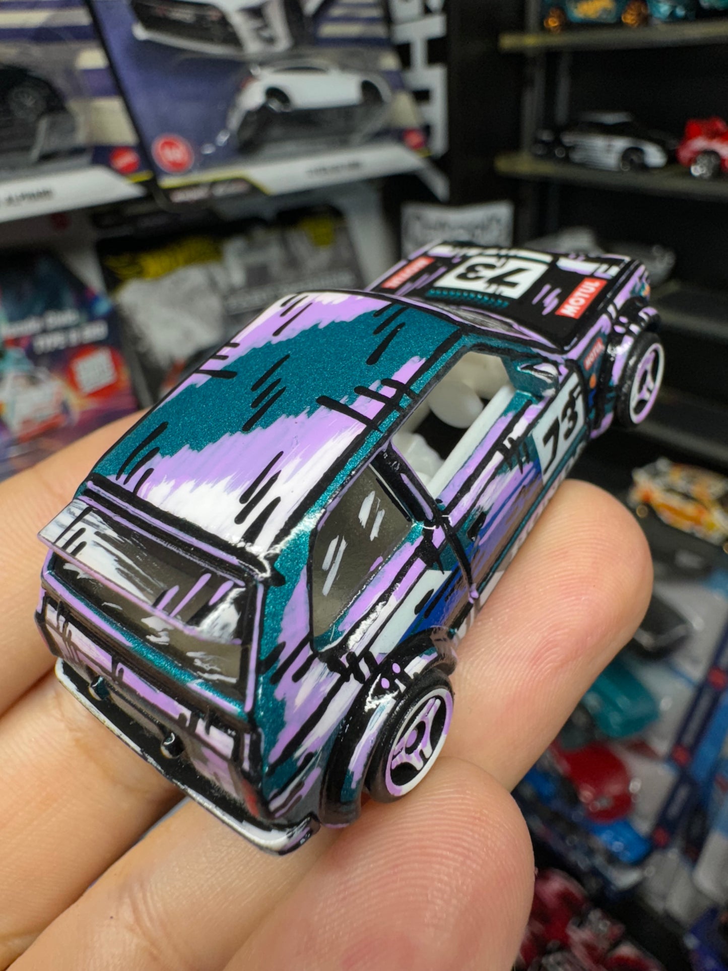 Manga 73 Honda Civic Custom Hot Wheels (1 of 1)