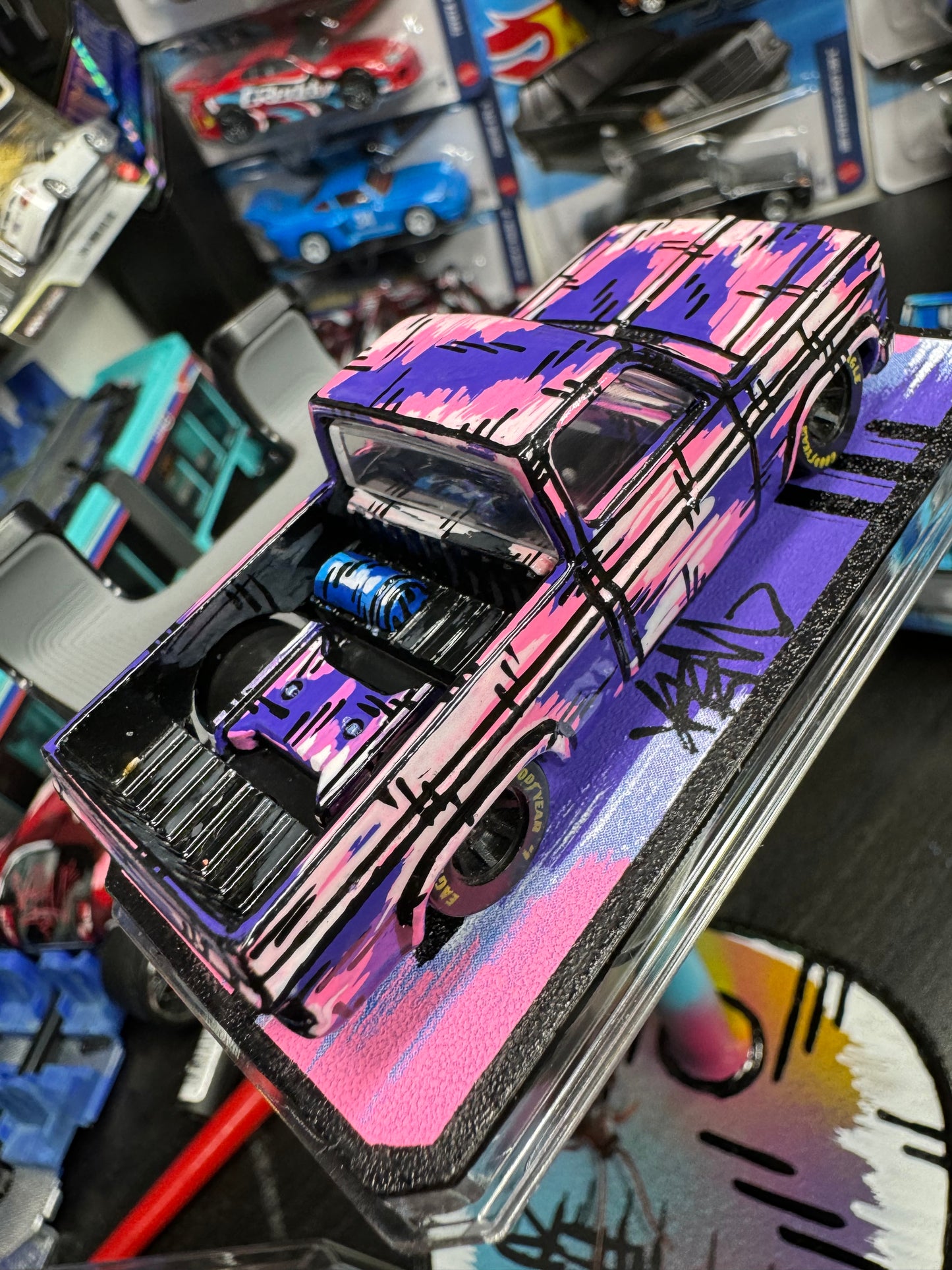 Custom Manga C10 Chevy Truck Hot Wheels (1 of 1)