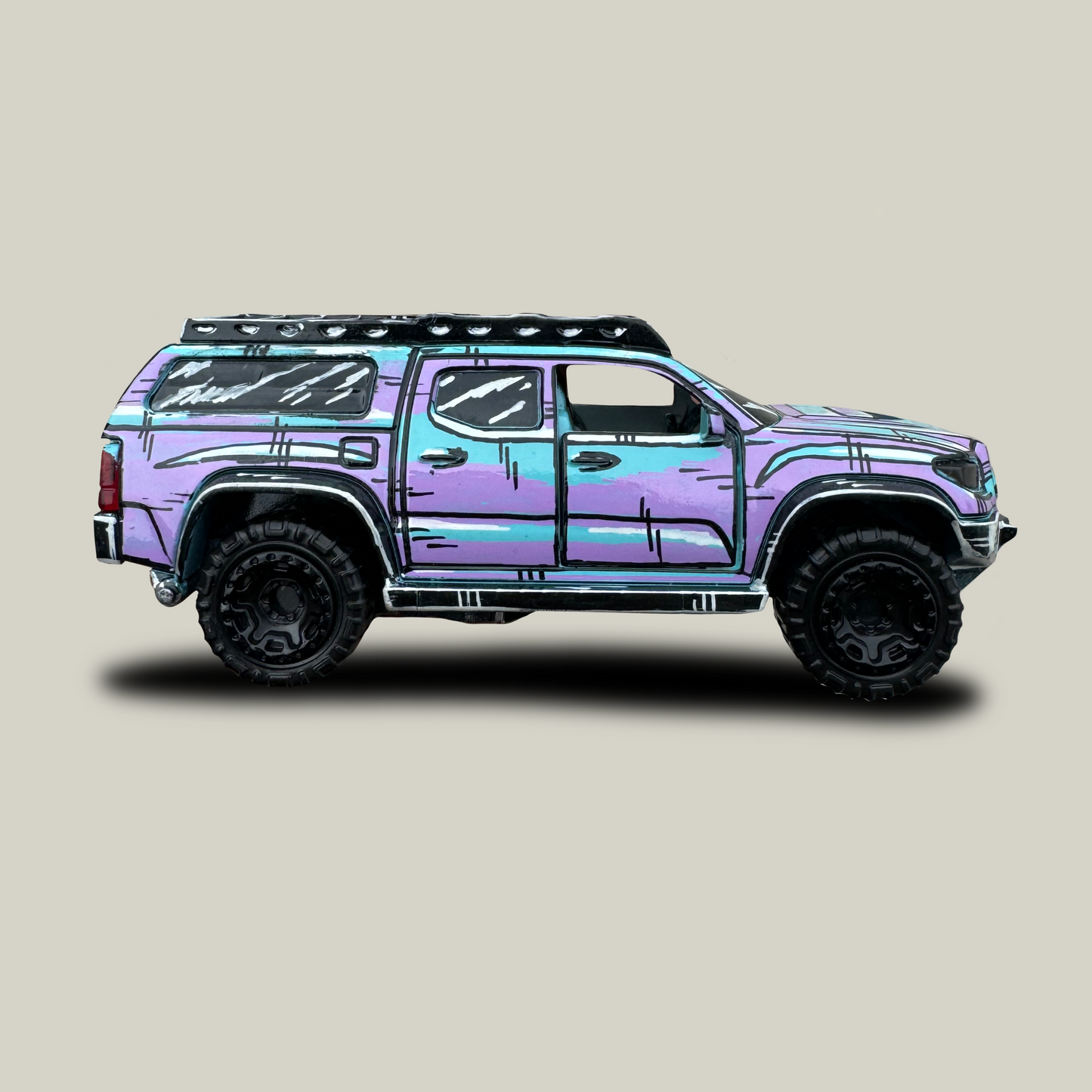 Manga Toyota Tacoma Hot Wheels Pull Back Speeders (1 of 1)