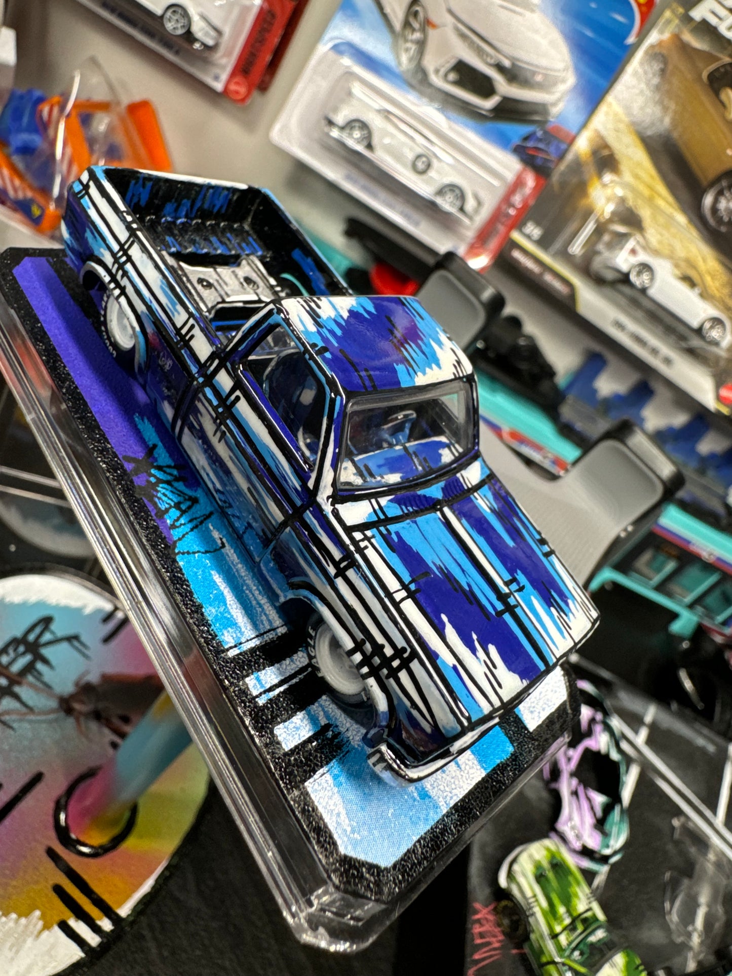 Custom Manga C10 Chevy Truck Hot Wheels (1 of 1)
