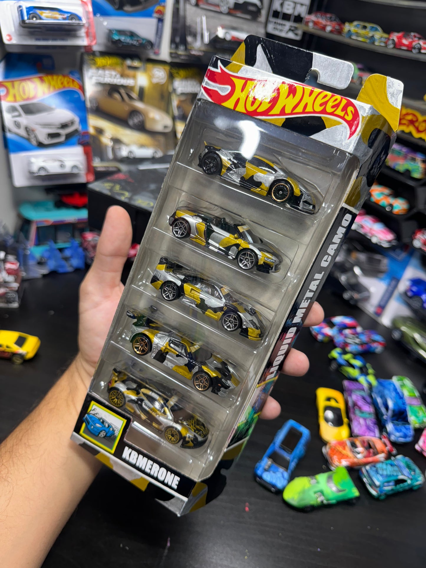 Liquid Metal Camo Hot Wheels 5 Pack (1 of 1)