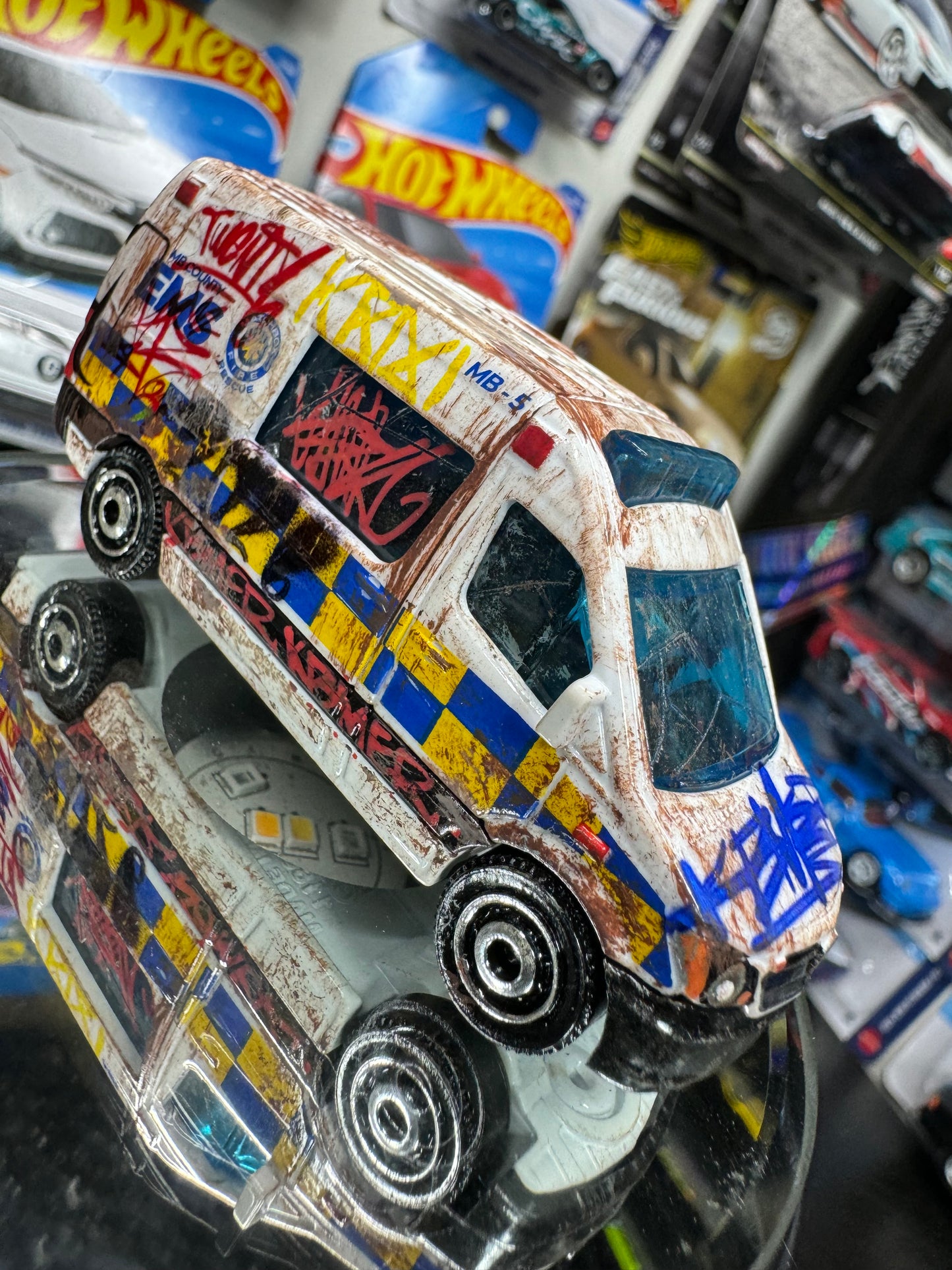 Graffiti Ambulance Matchbox (1 of 1)