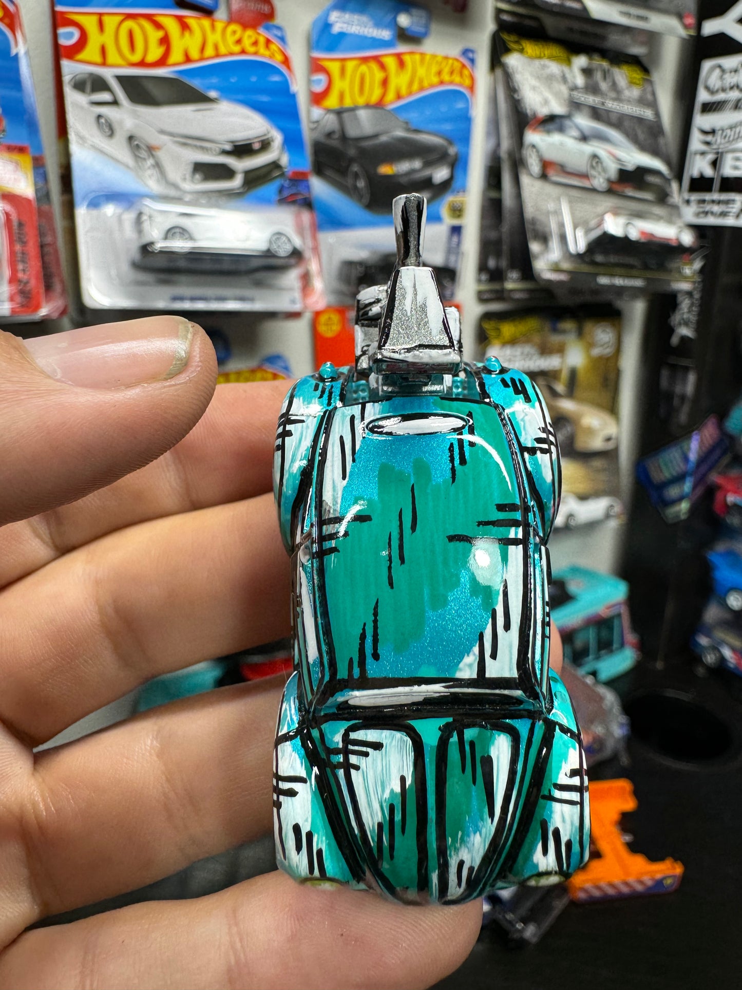 Manga Tooned Volkswagen Bug Hot Wheels