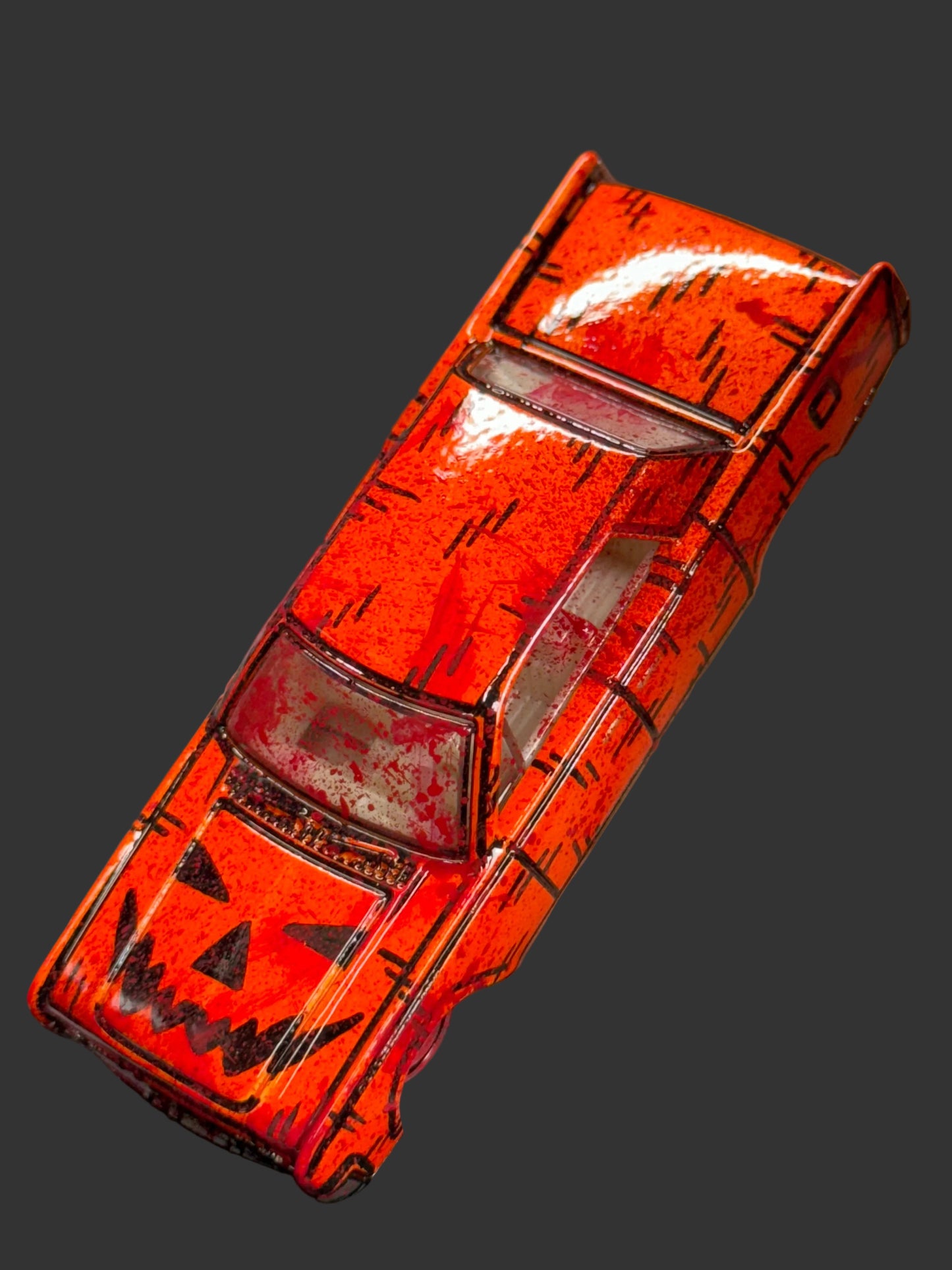 Manga Halloween Pumpkin Lincoln Continental Hot Wheels (1 of 1)