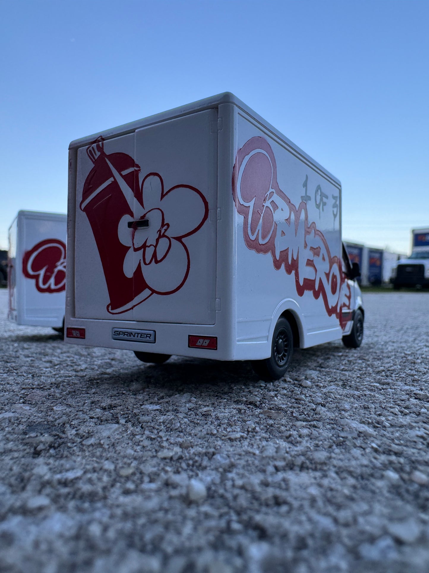 (1 of 3) Kbmerone Graffiti Box Truck