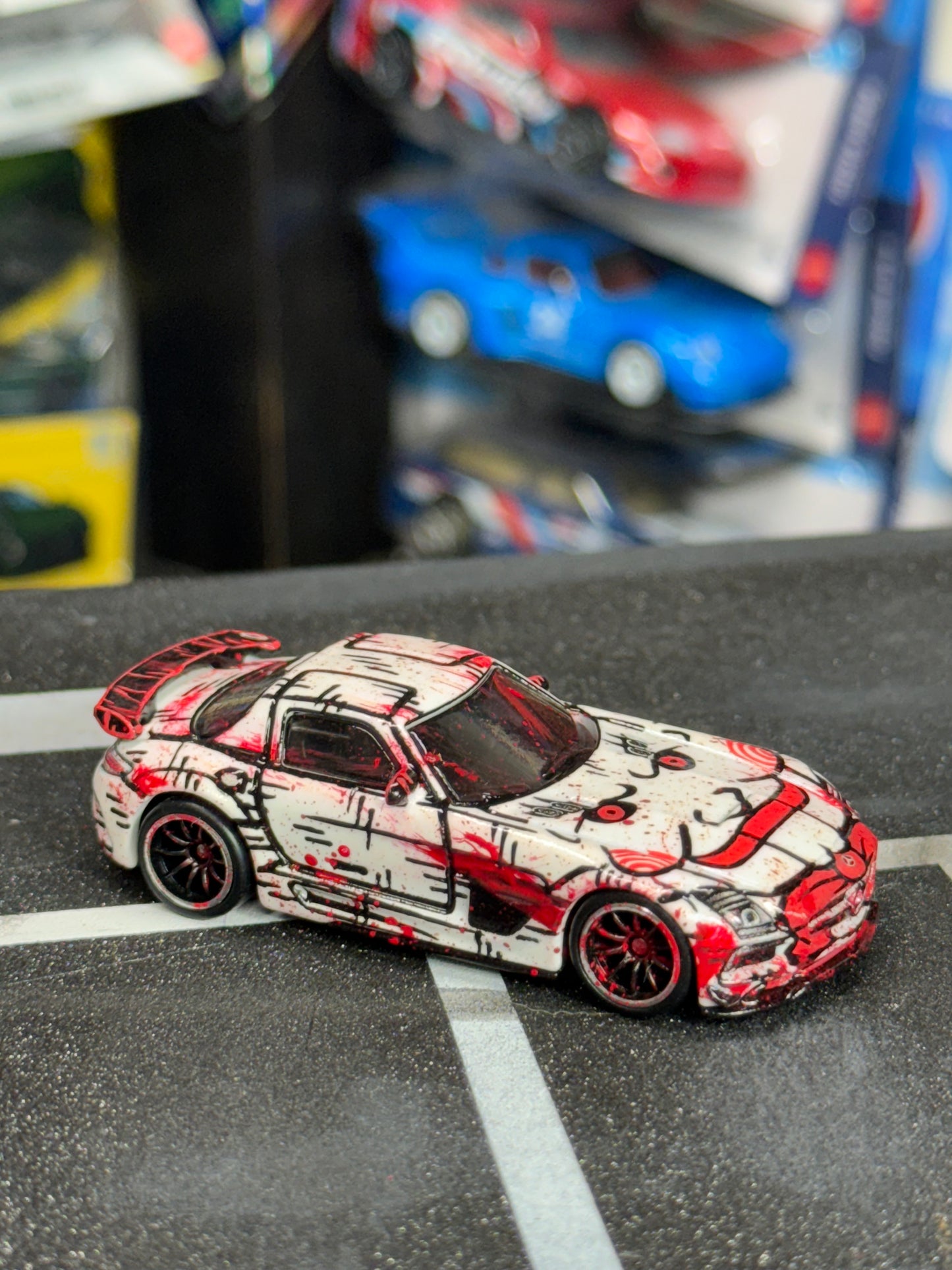 Manga Jigsaw Mercedes-Benz SLS AMG Hot Wheels (1 of 1)