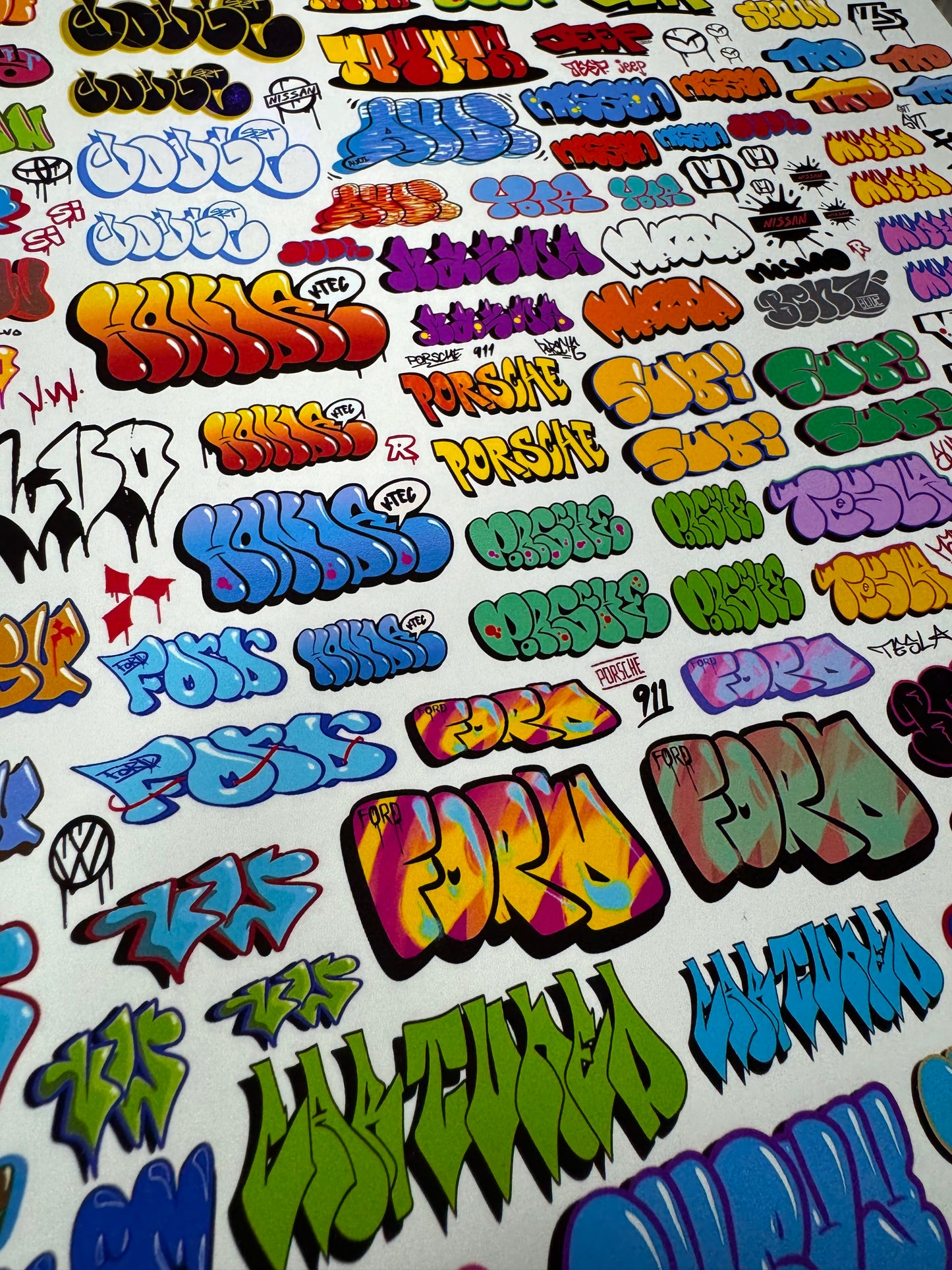 KBMER Graffiti Water Slide Decals Vol 01.