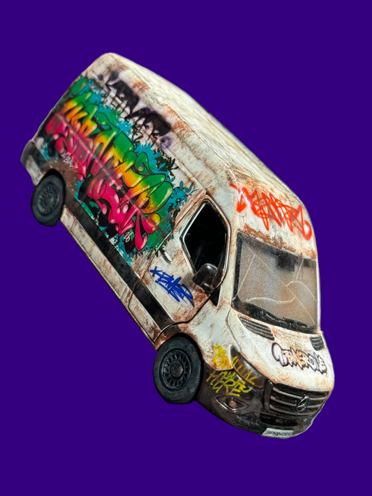 Graffiti Mercedes Sprinter Van