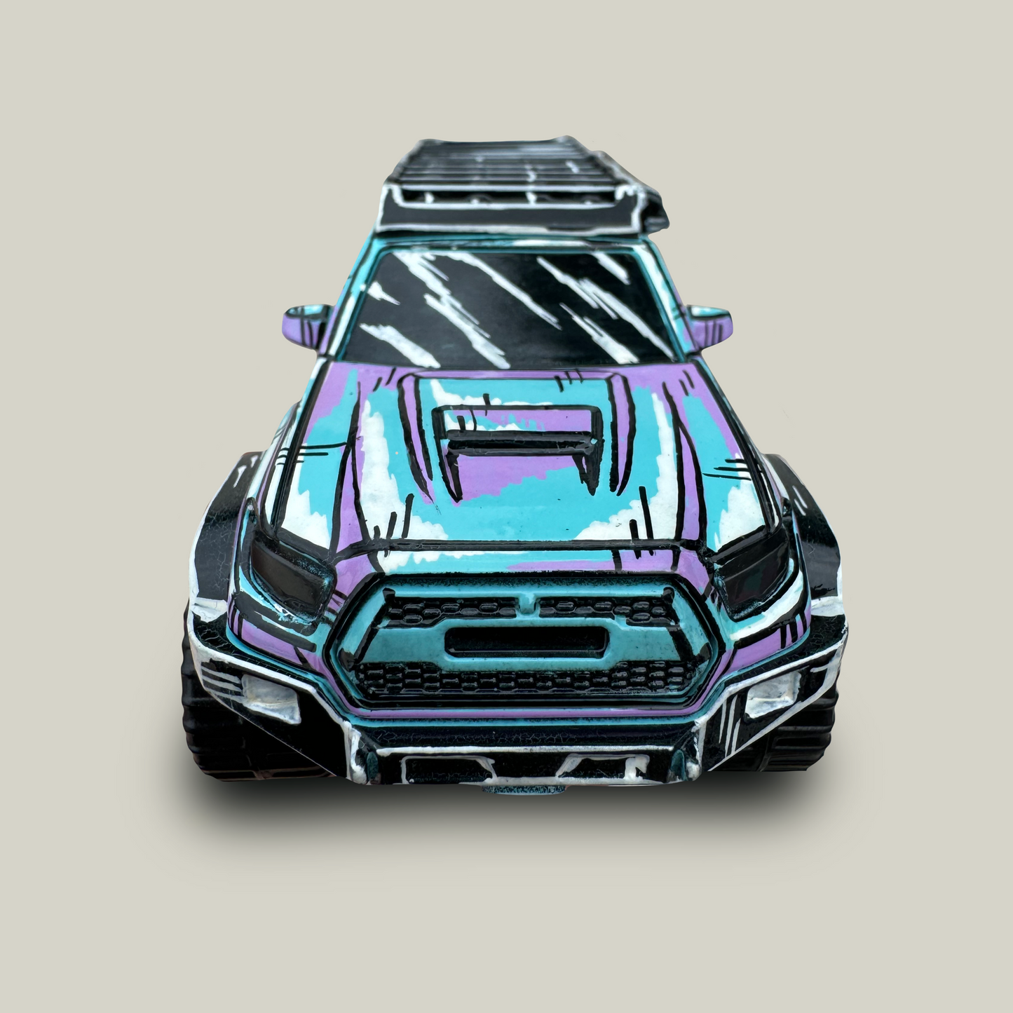 Manga Toyota Tacoma Hot Wheels Pull Back Speeders (1 of 1)