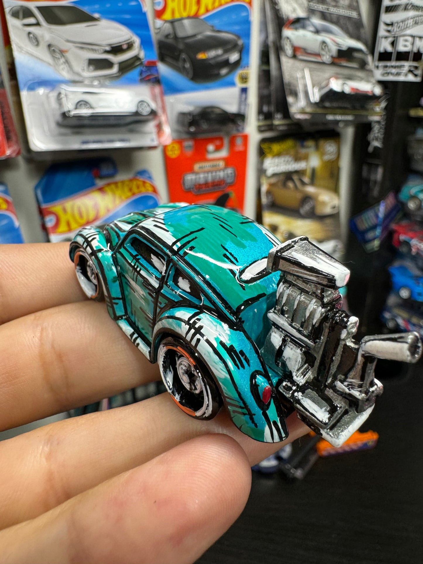 Manga Tooned Volkswagen Bug Hot Wheels
