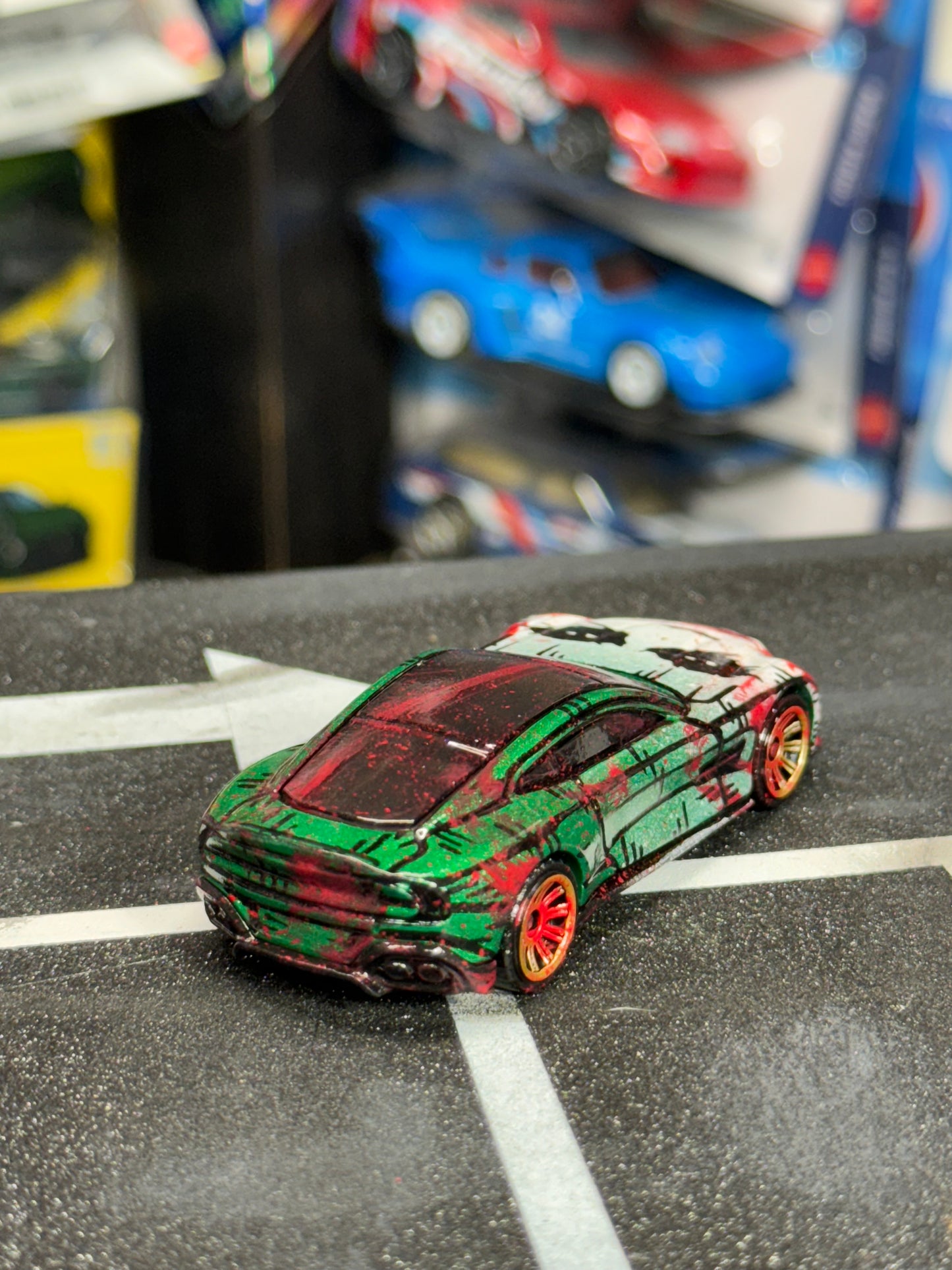 Manga Joker Aston Martin Vanquish Matchbox (1 of 1)
