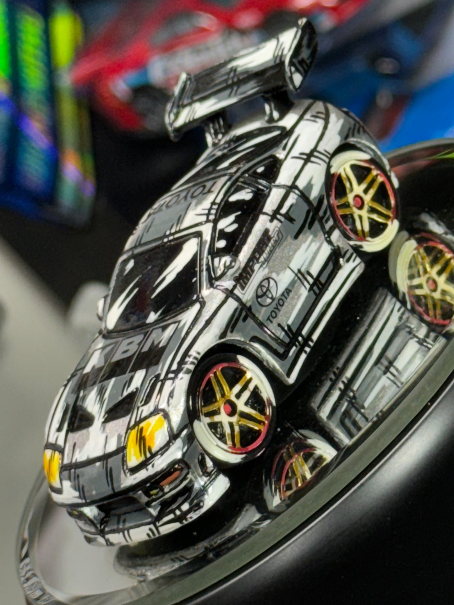 Manga Hot Wheels Toyota Supra Tooned (1 of 1)