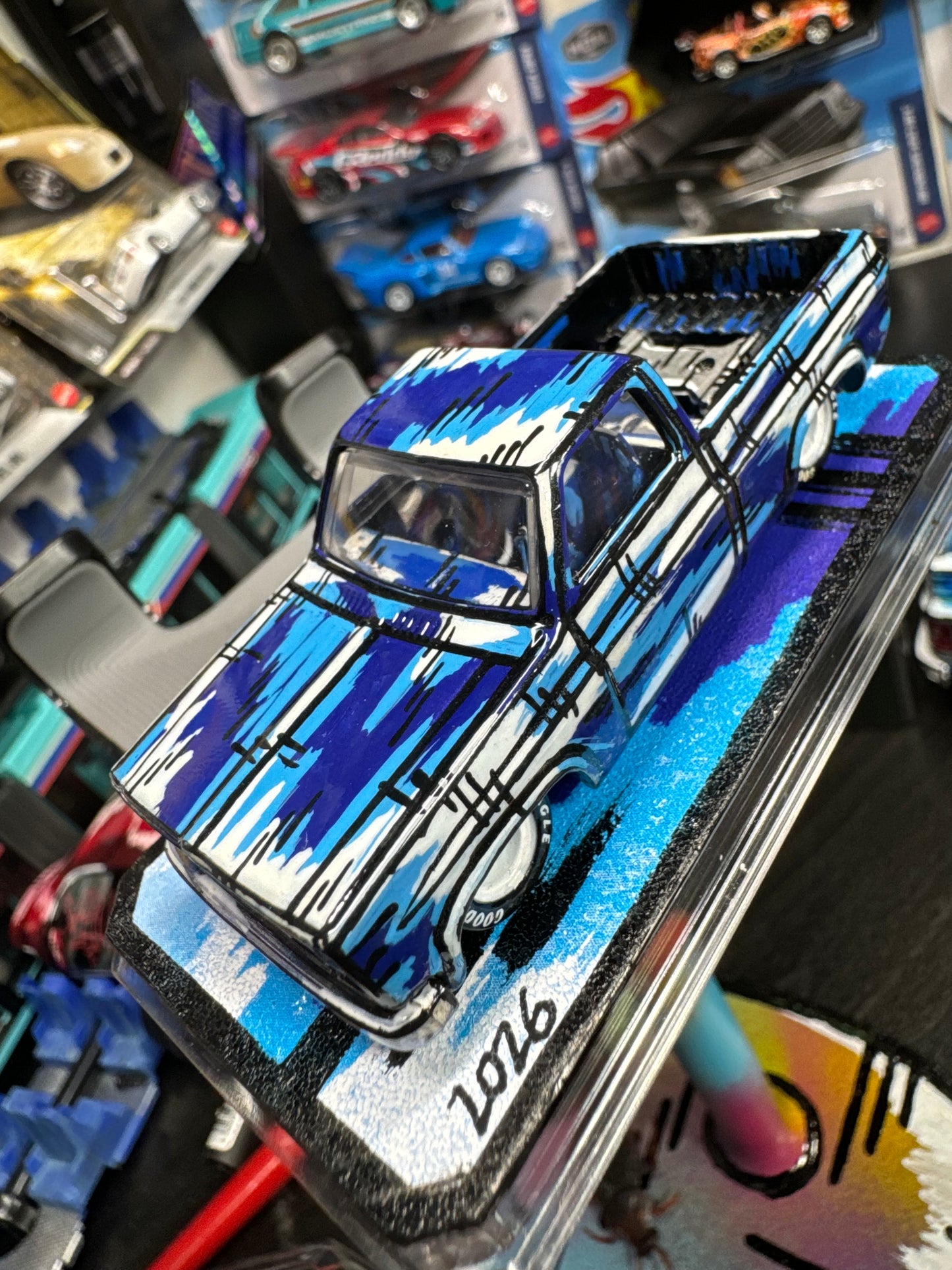 Custom Manga C10 Chevy Truck Hot Wheels (1 of 1)