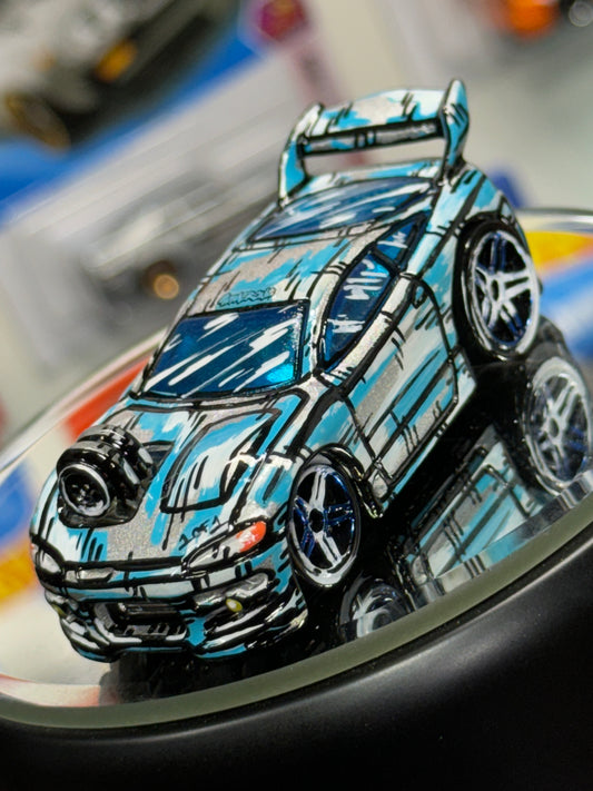 Manga Cartoon Mitsubishi Eclipse Hot Wheels (1 of 1)