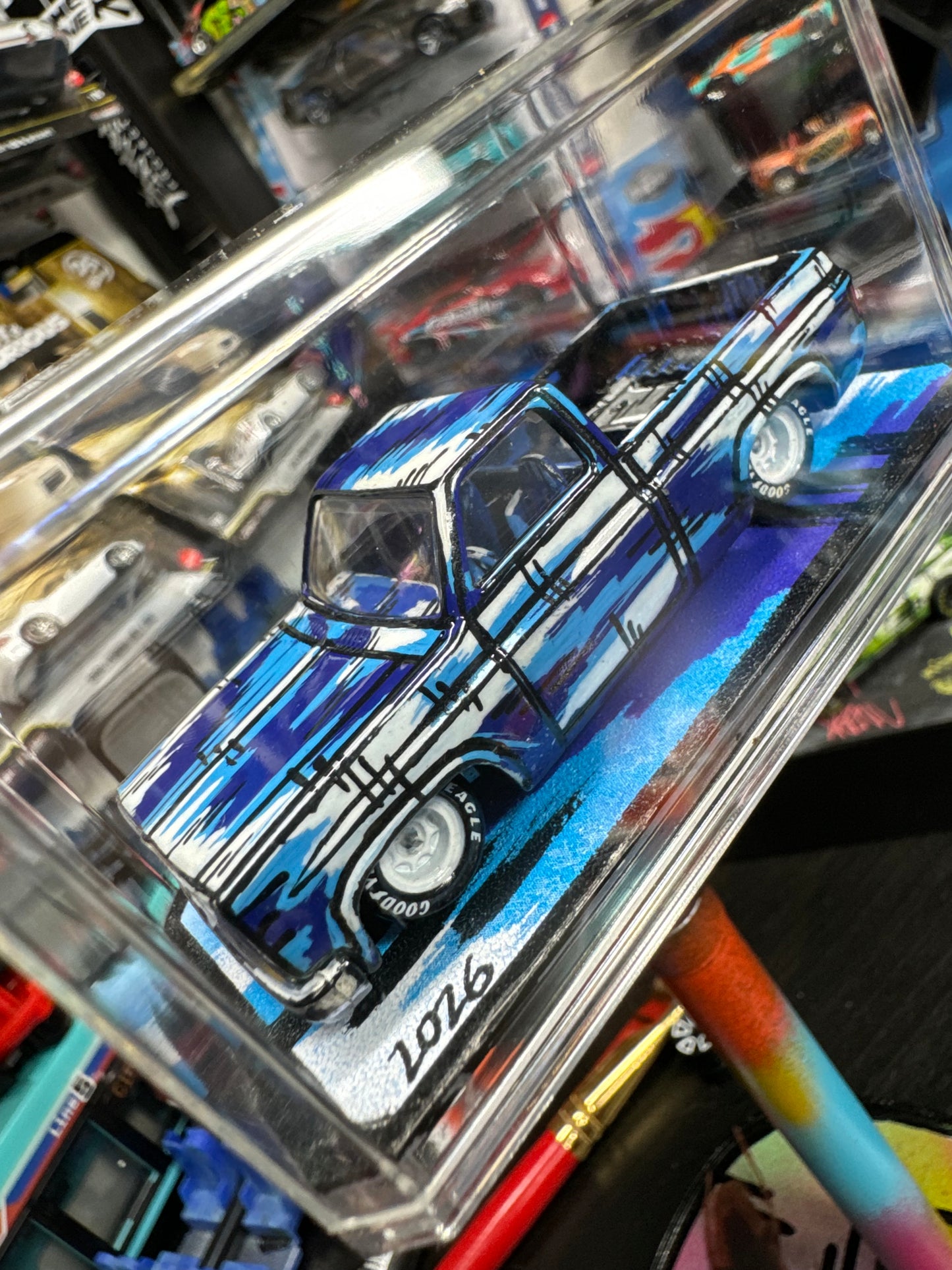 Custom Manga C10 Chevy Truck Hot Wheels (1 of 1)