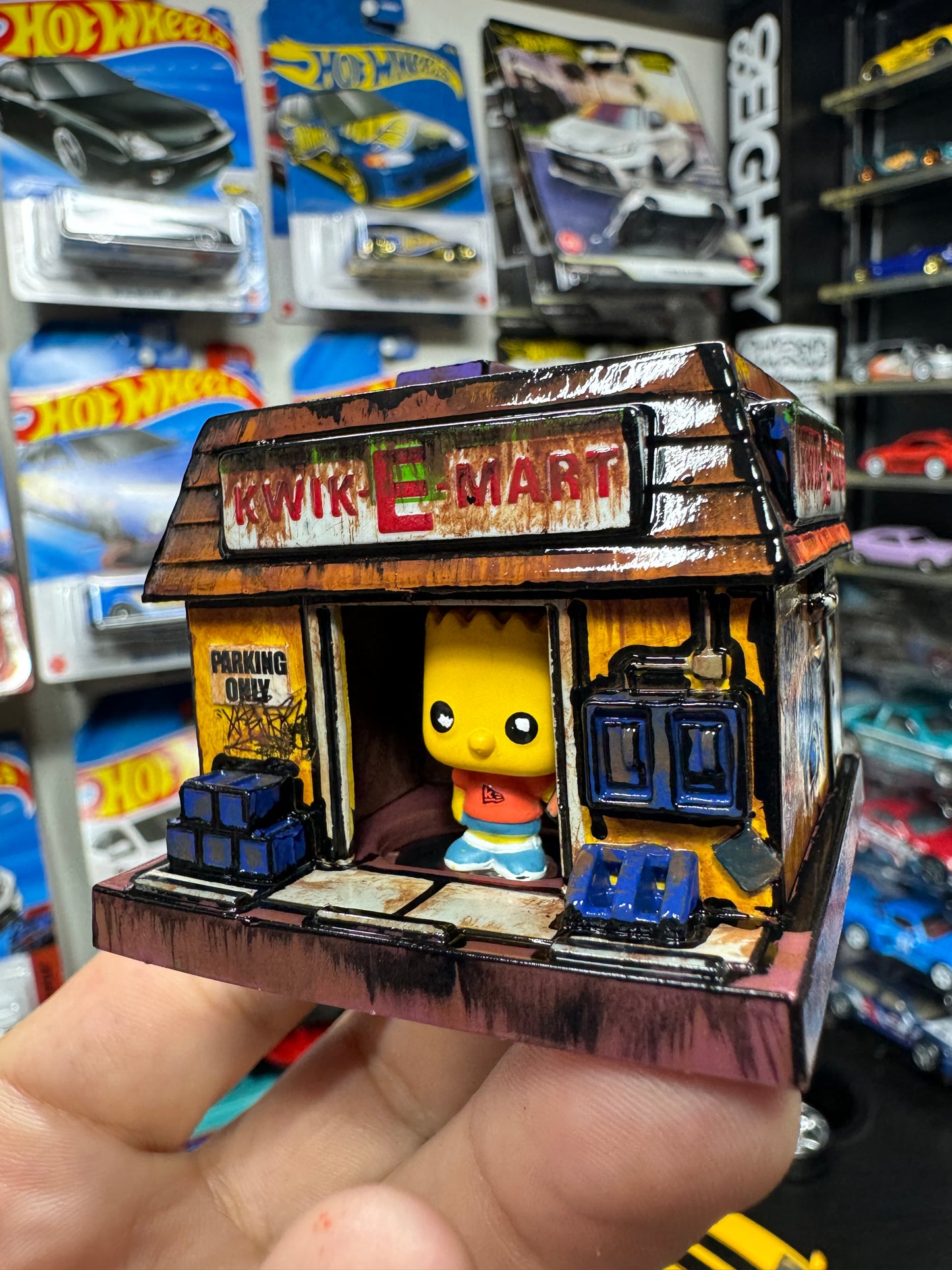 Graffiti Funko Bitty POP Town Bart Simpson Kwik-E-Mart