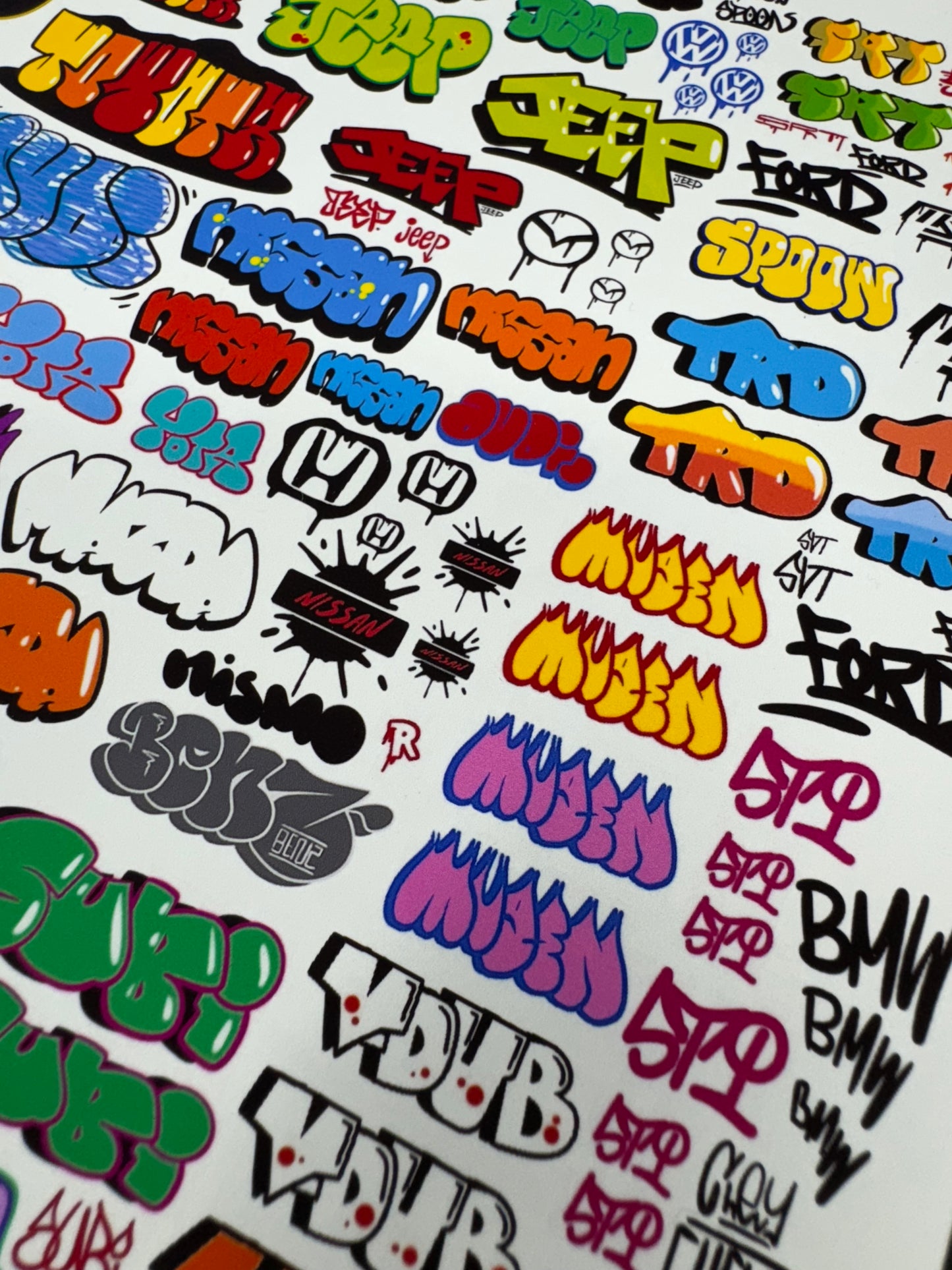 KBMER Graffiti Water Slide Decals Vol 01.