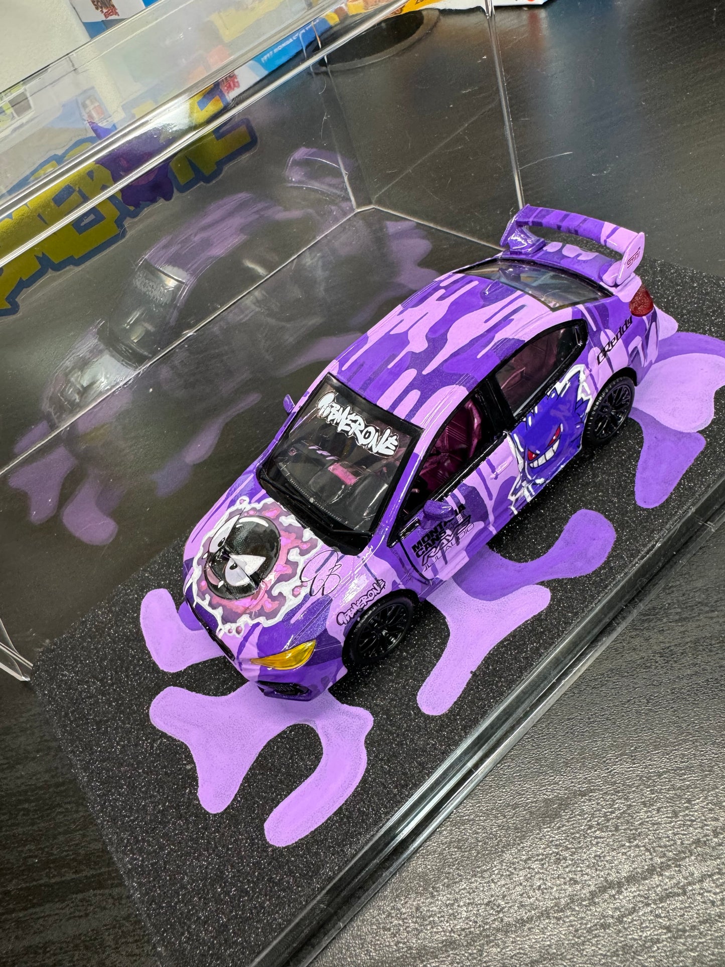 Camo Drip Gengar Evolution Painted Subaru WRX (1 of 1)