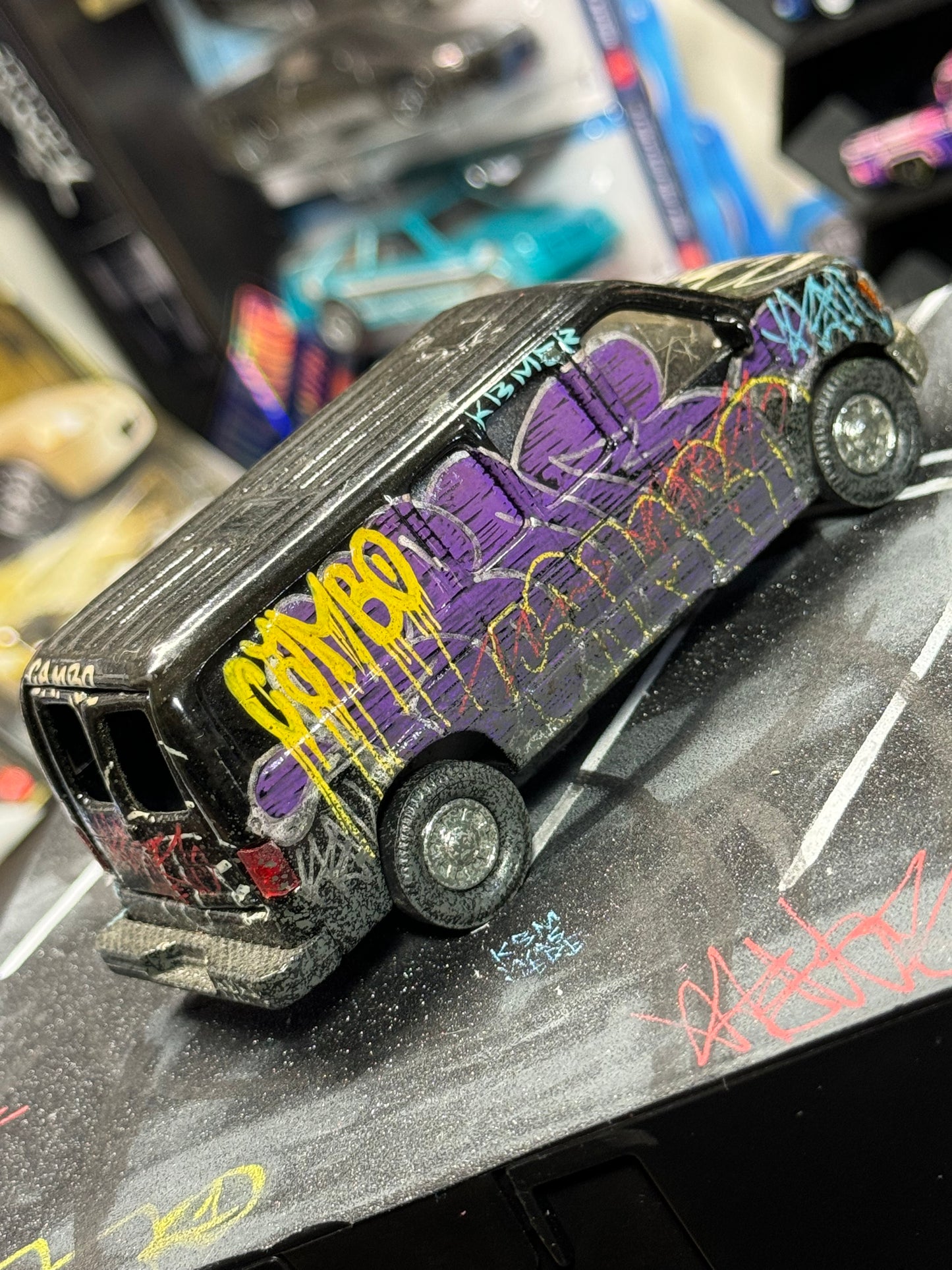 Graffiti Ford Van