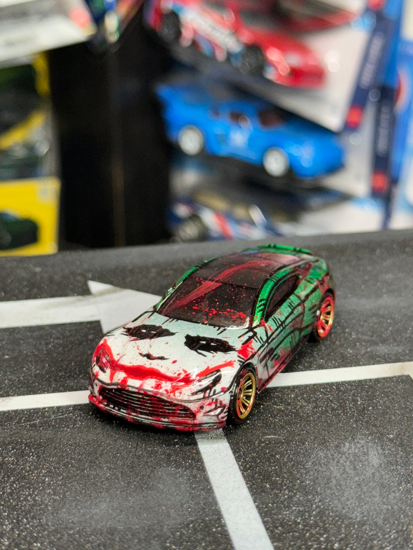 Manga Joker Aston Martin Vanquish Matchbox (1 of 1)