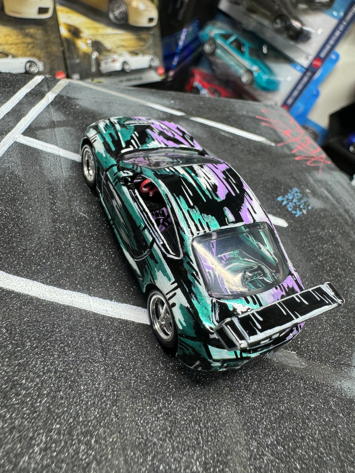 Custom Manga Toyota GR86 Hot Wheels (1 of 1)